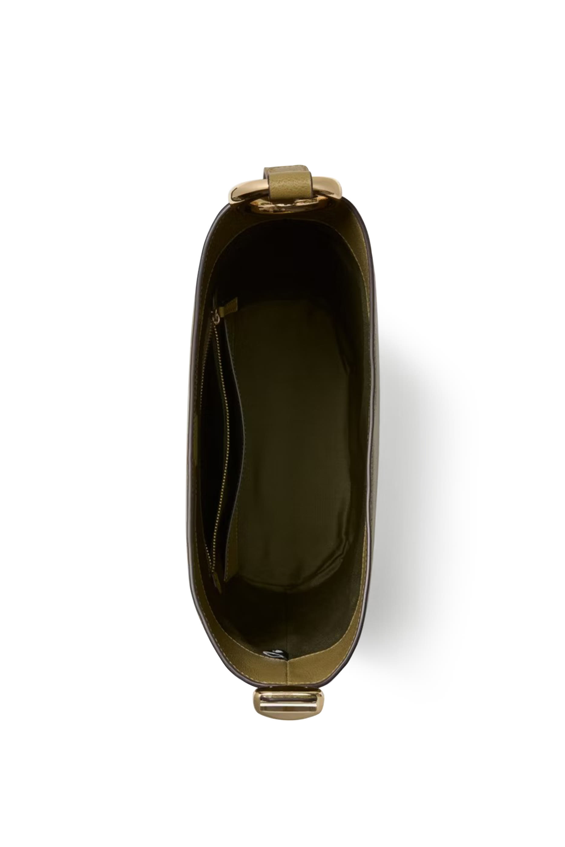 Halo Glazed Leather Bucket Bag