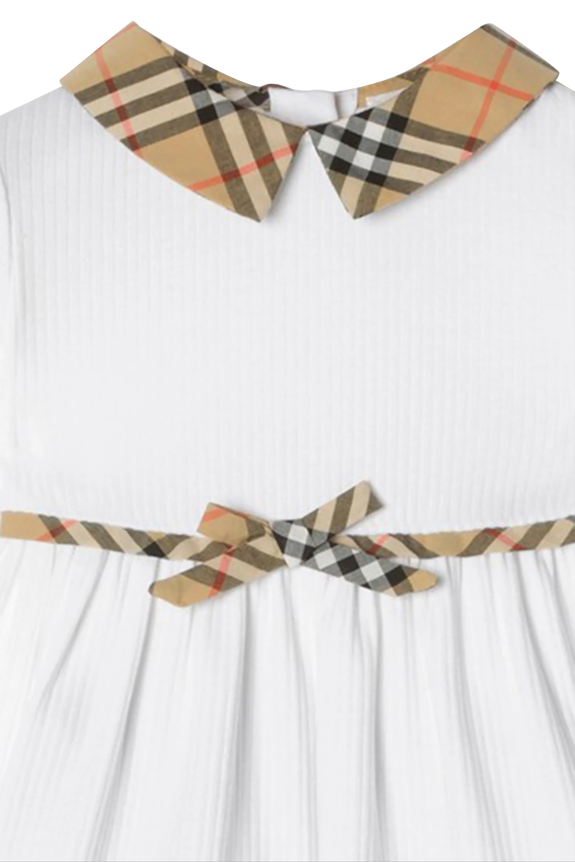 Kids Check Trim Dress with Bloomers