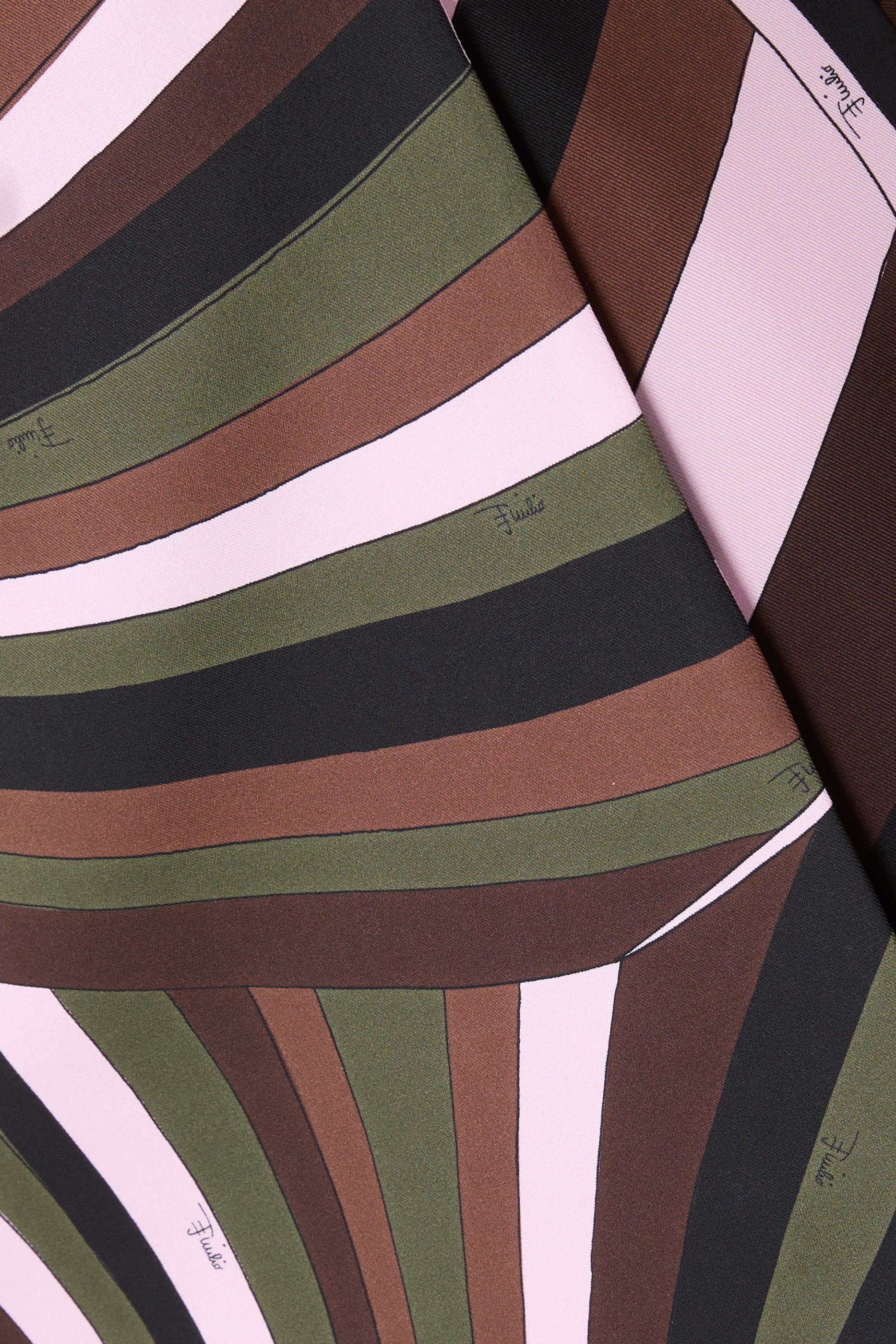 Iride Print Silk Skirt
