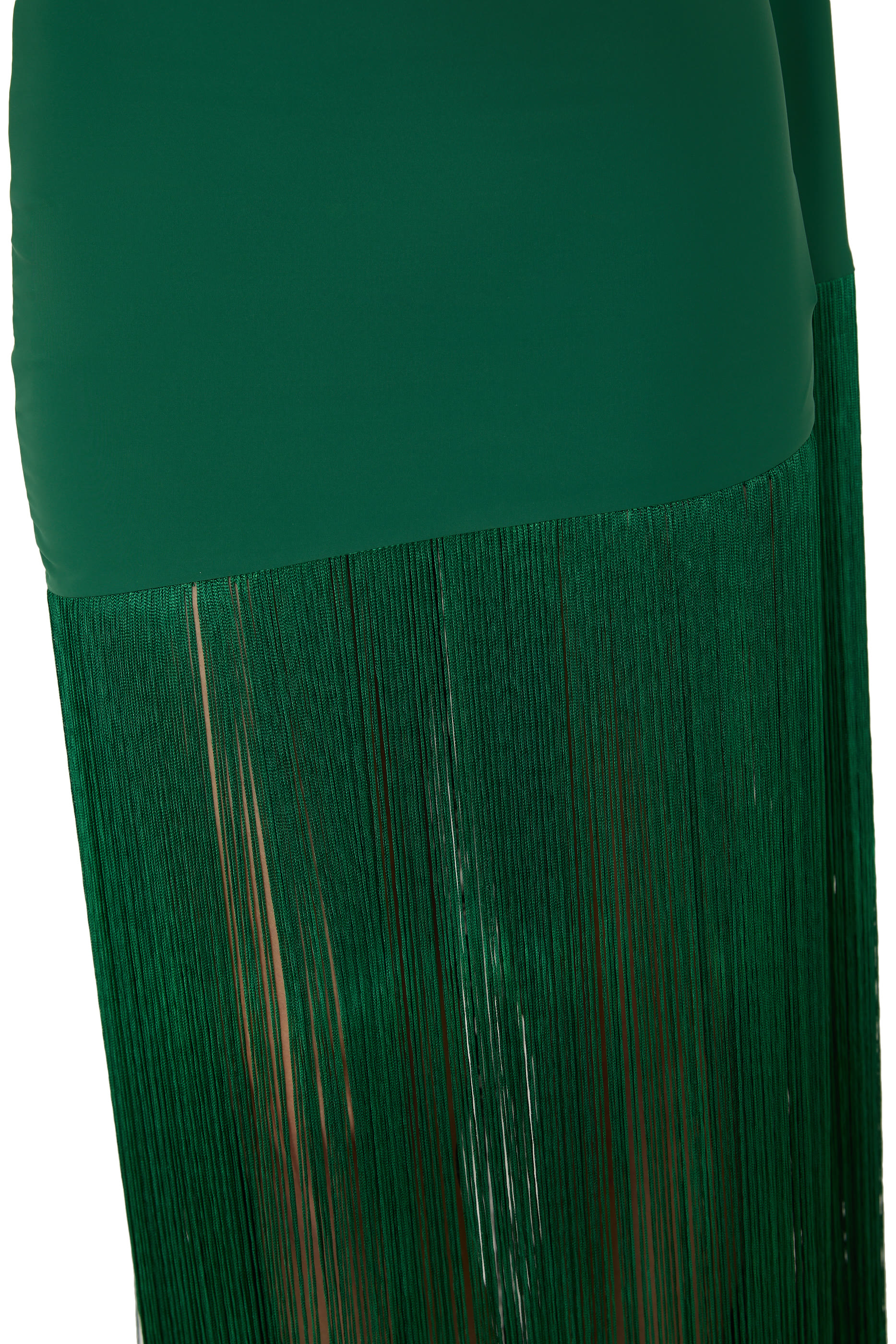  Sonia Strapless Scarf Fringe Dress