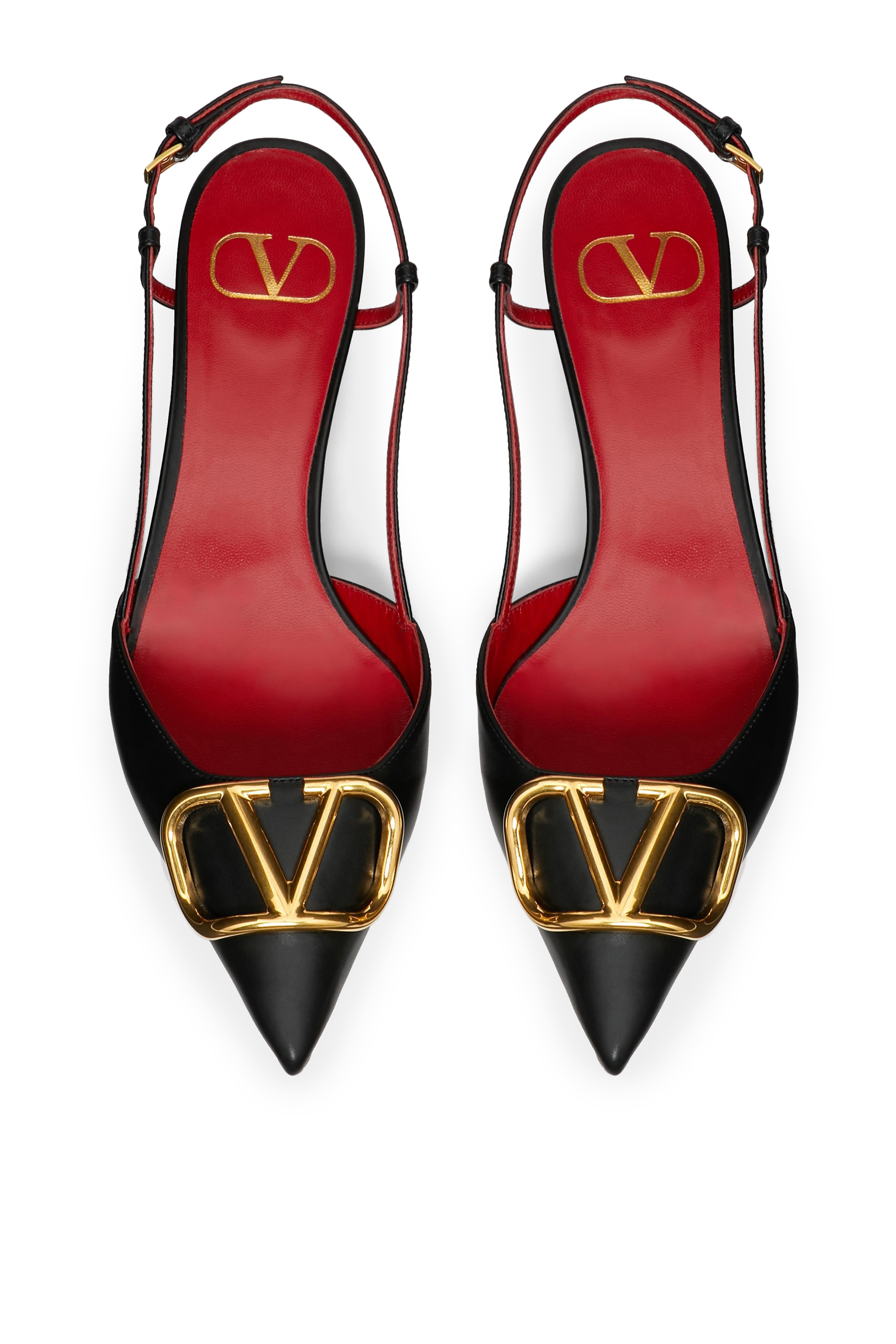 40 VLogo Signature Sling Back Sandals
