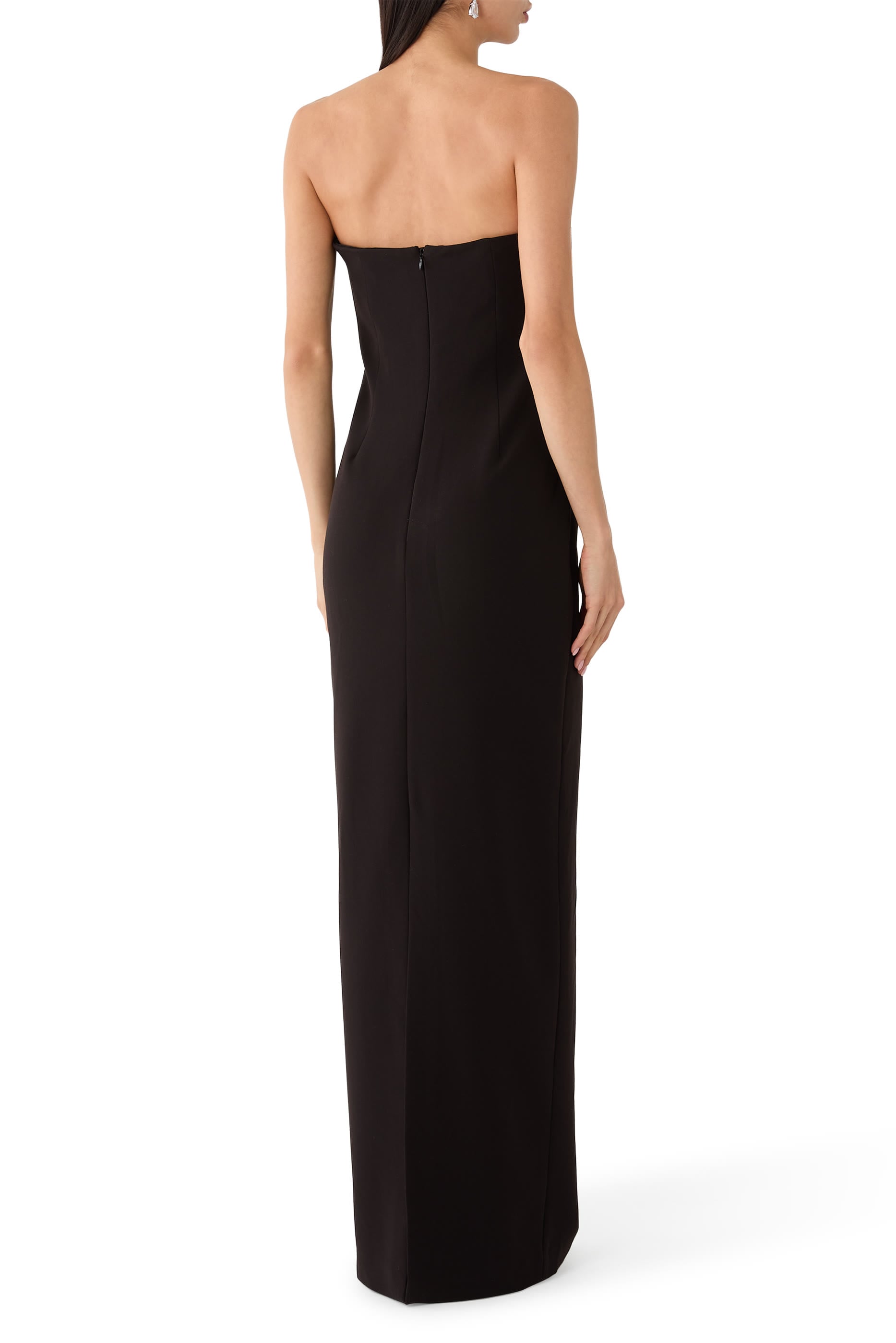 Strapless Drape Gown
