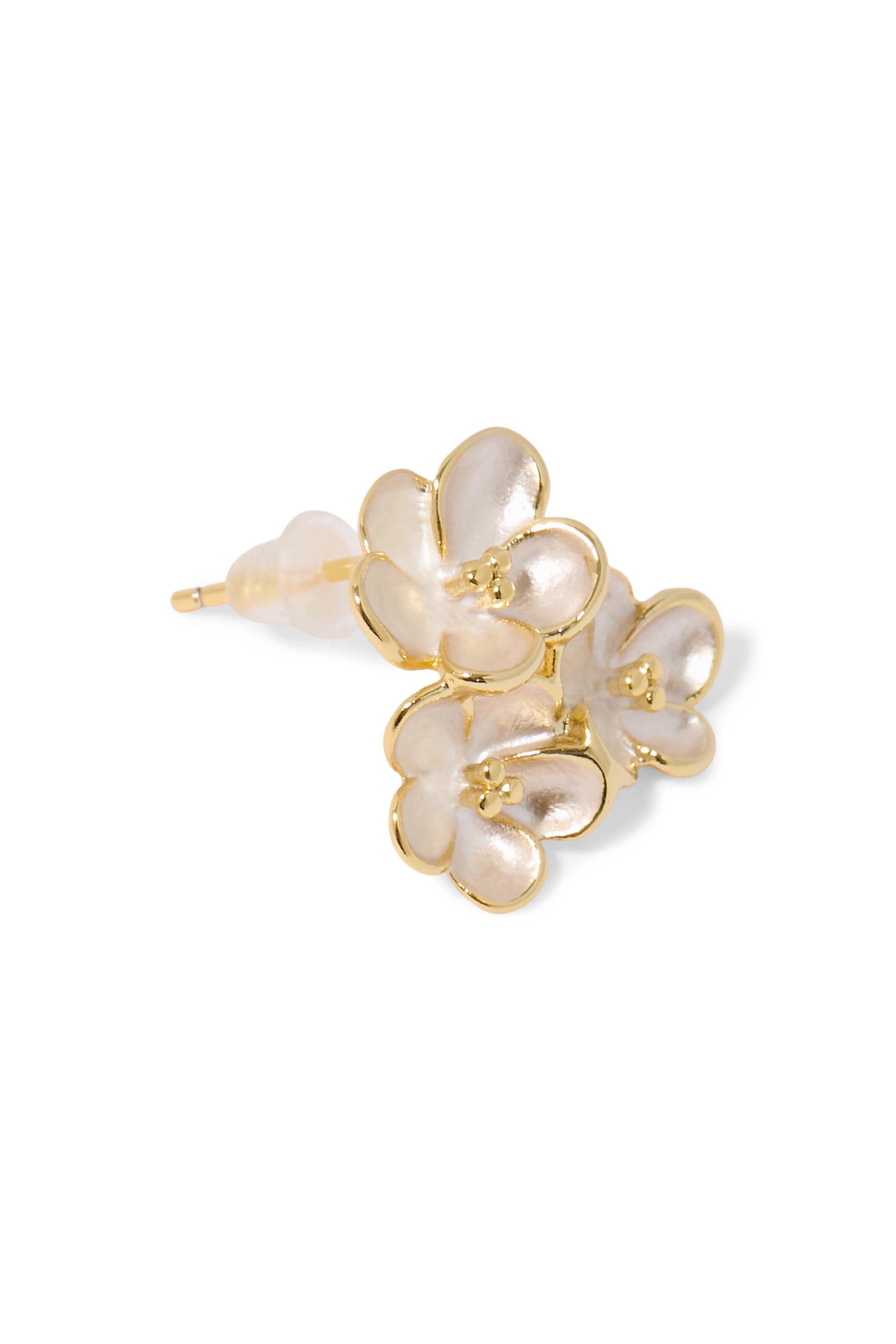  Gardenia Cluster Earrings 