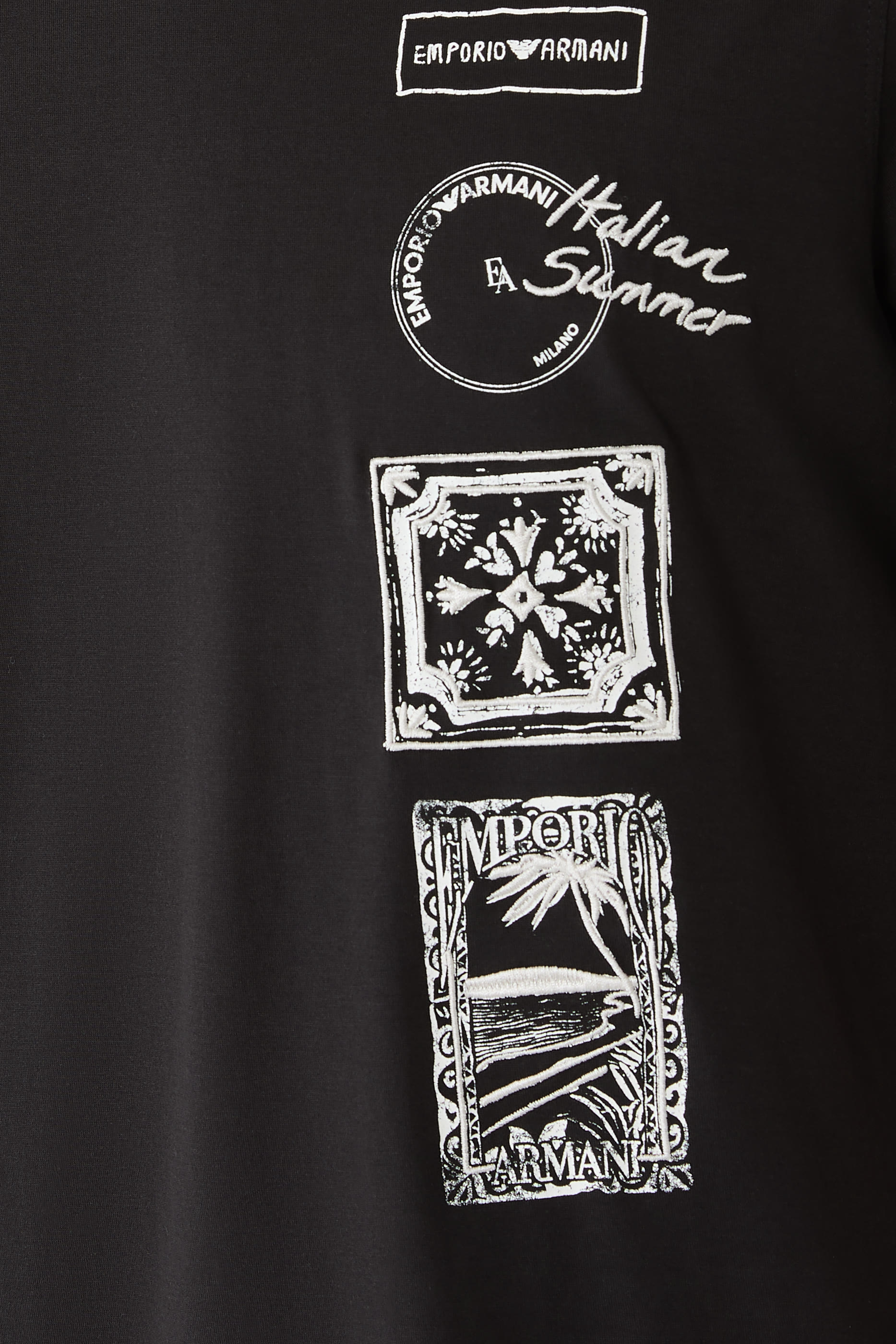  Postcard Print T-Shirt 