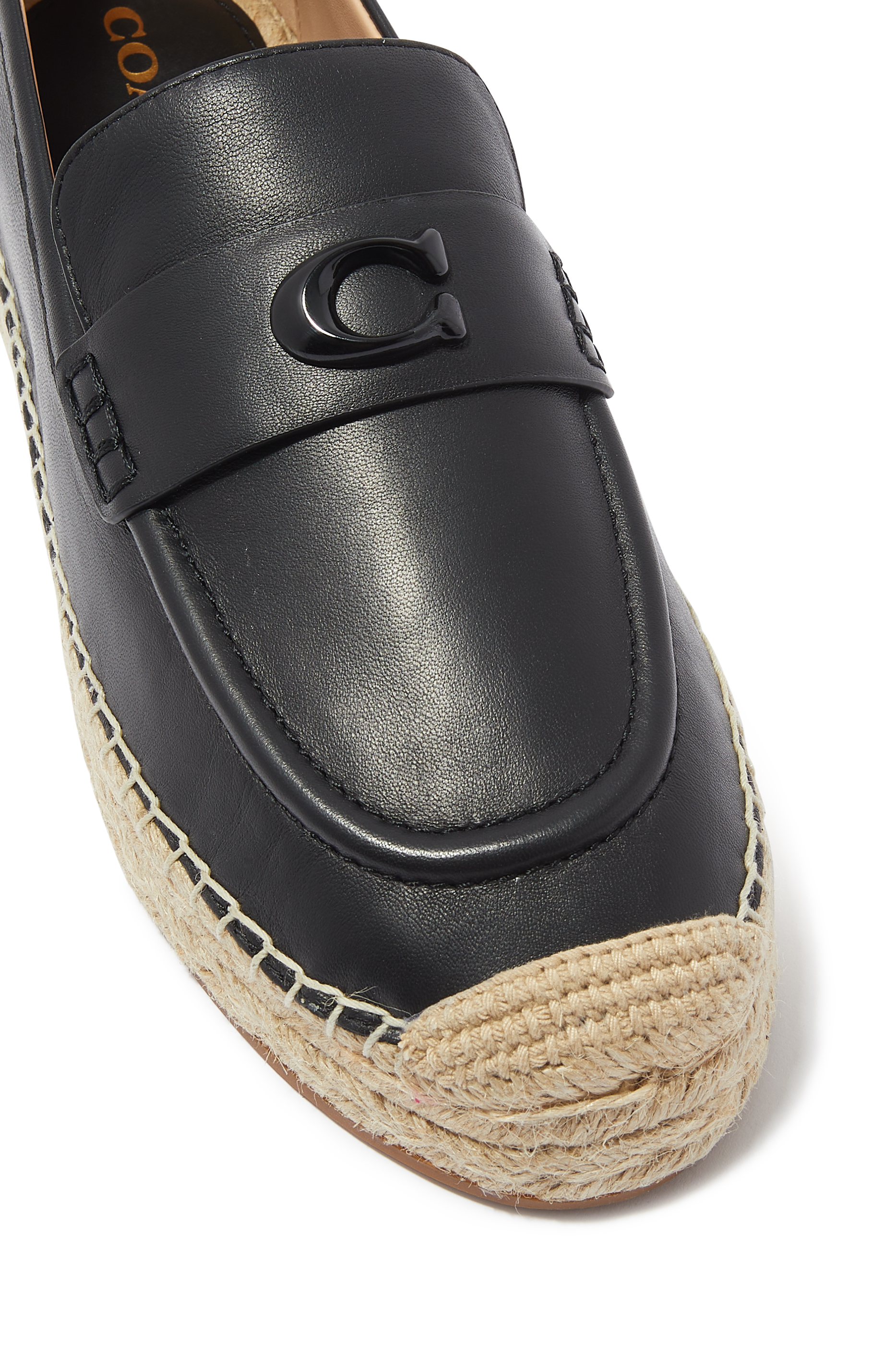 Camilla Leather Espadrilles