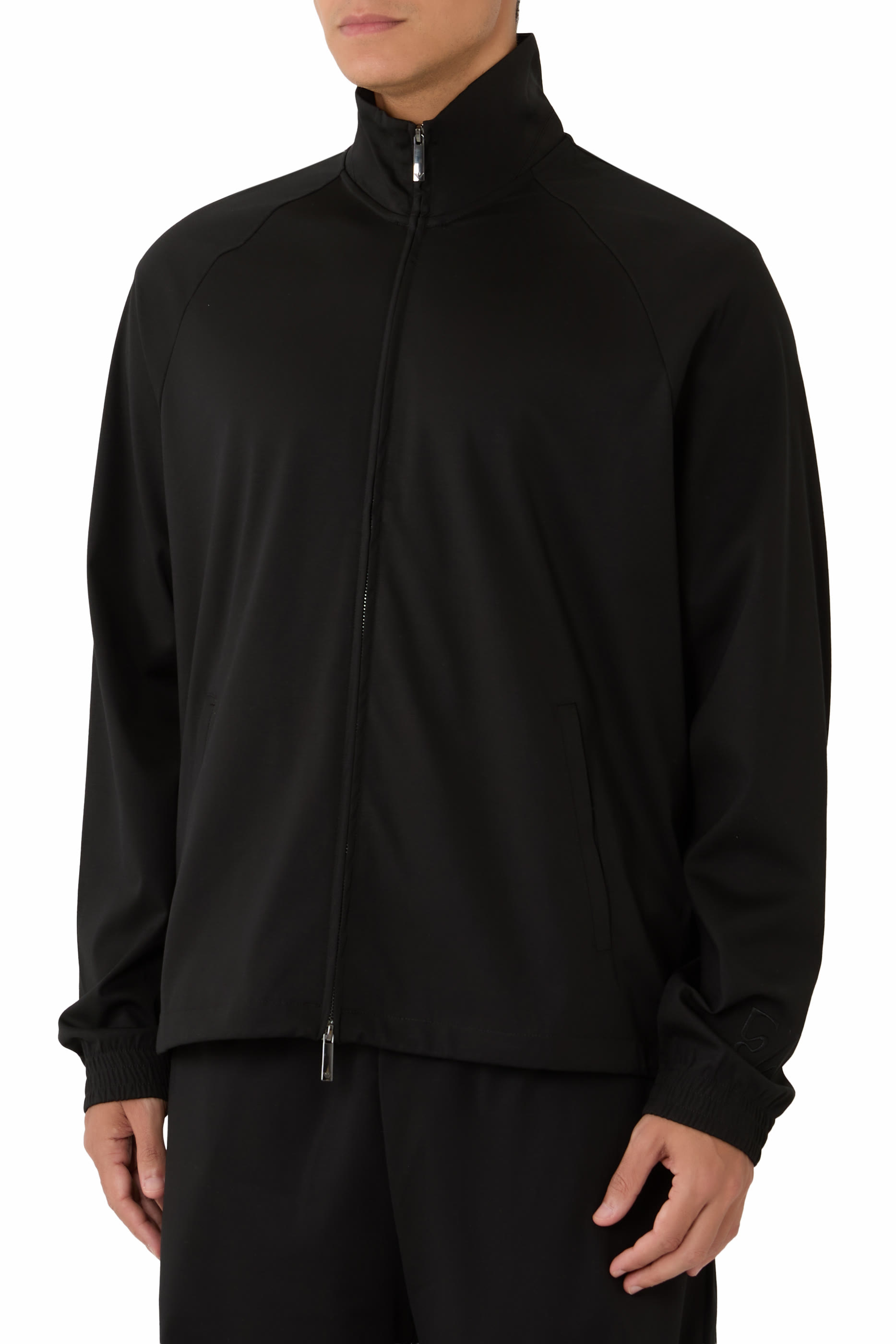 Interlock Jersey Full-Zip Sweatshirt