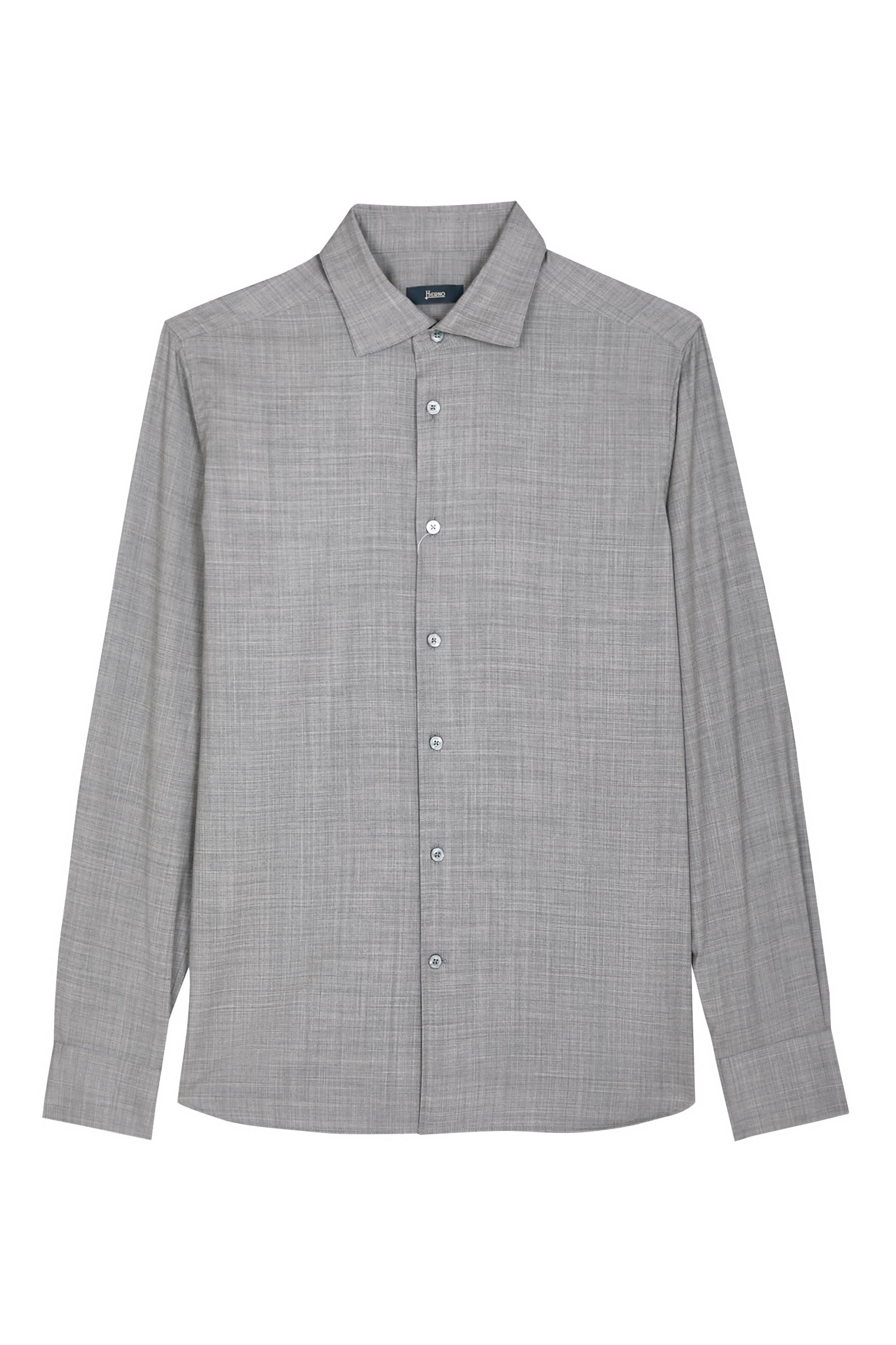 Spread Collar Long Sleeves Shirt