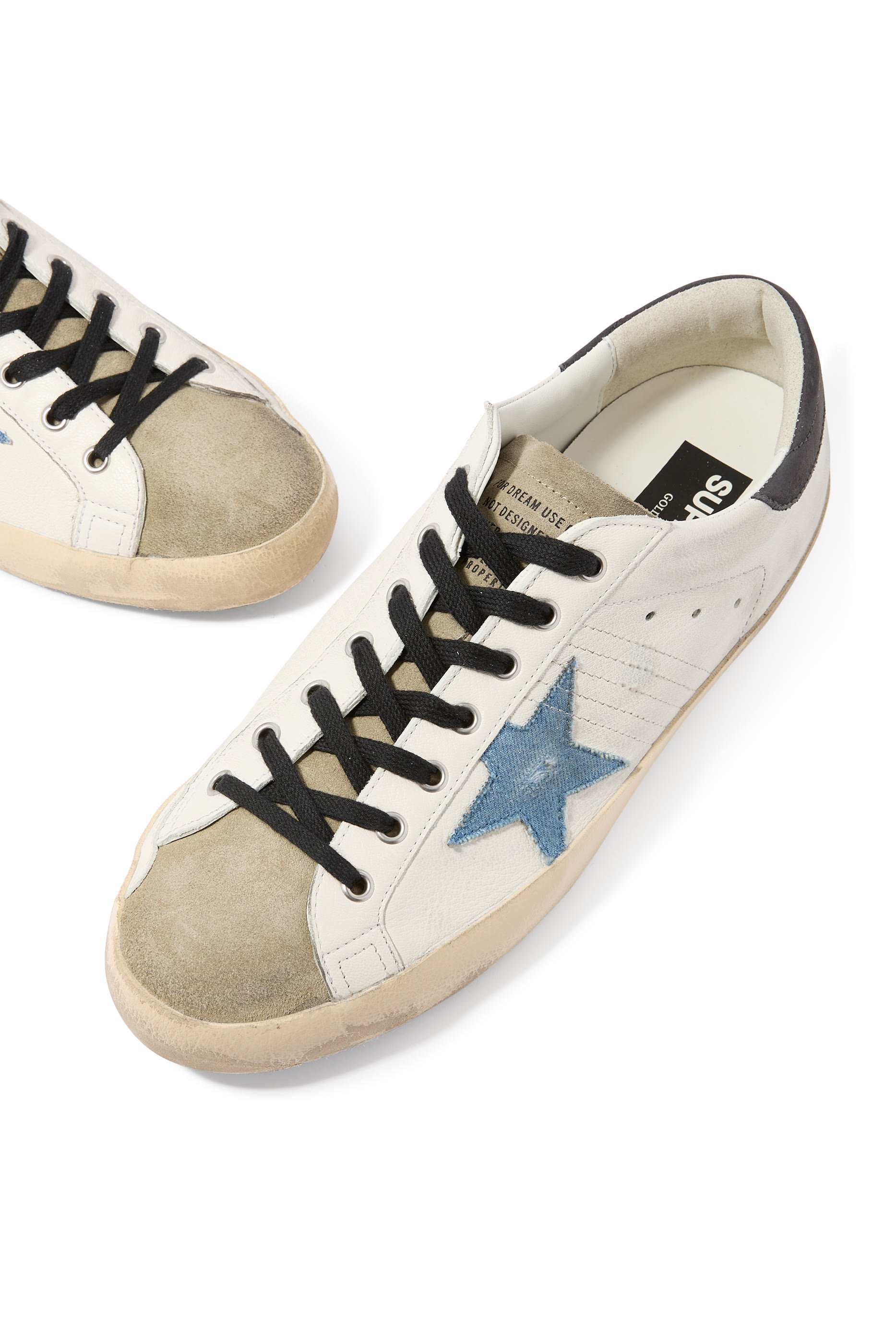 Men&rsquo;s Super-Star Nappa Leather Sneakers