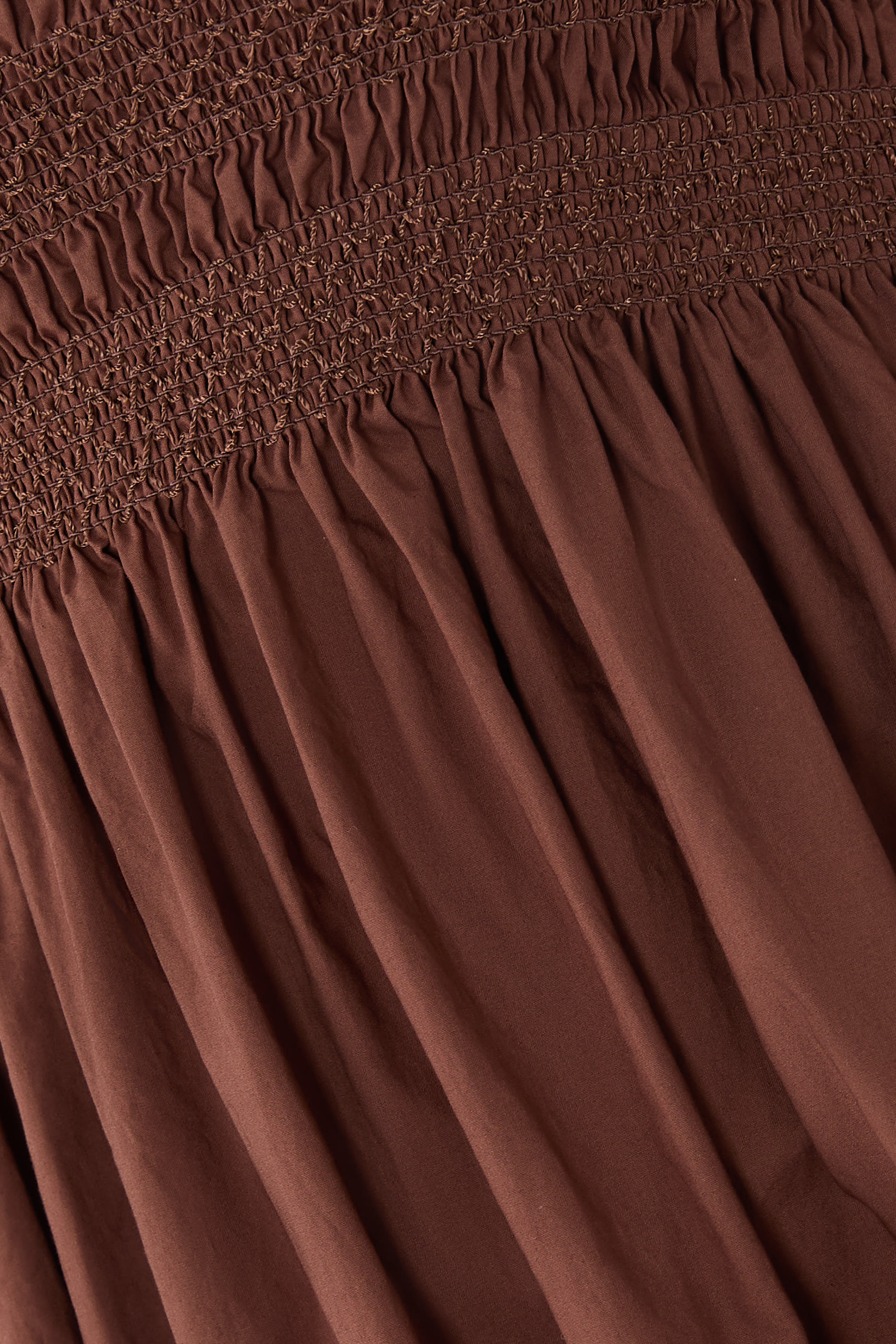 Grasse Shirred Midi Dress