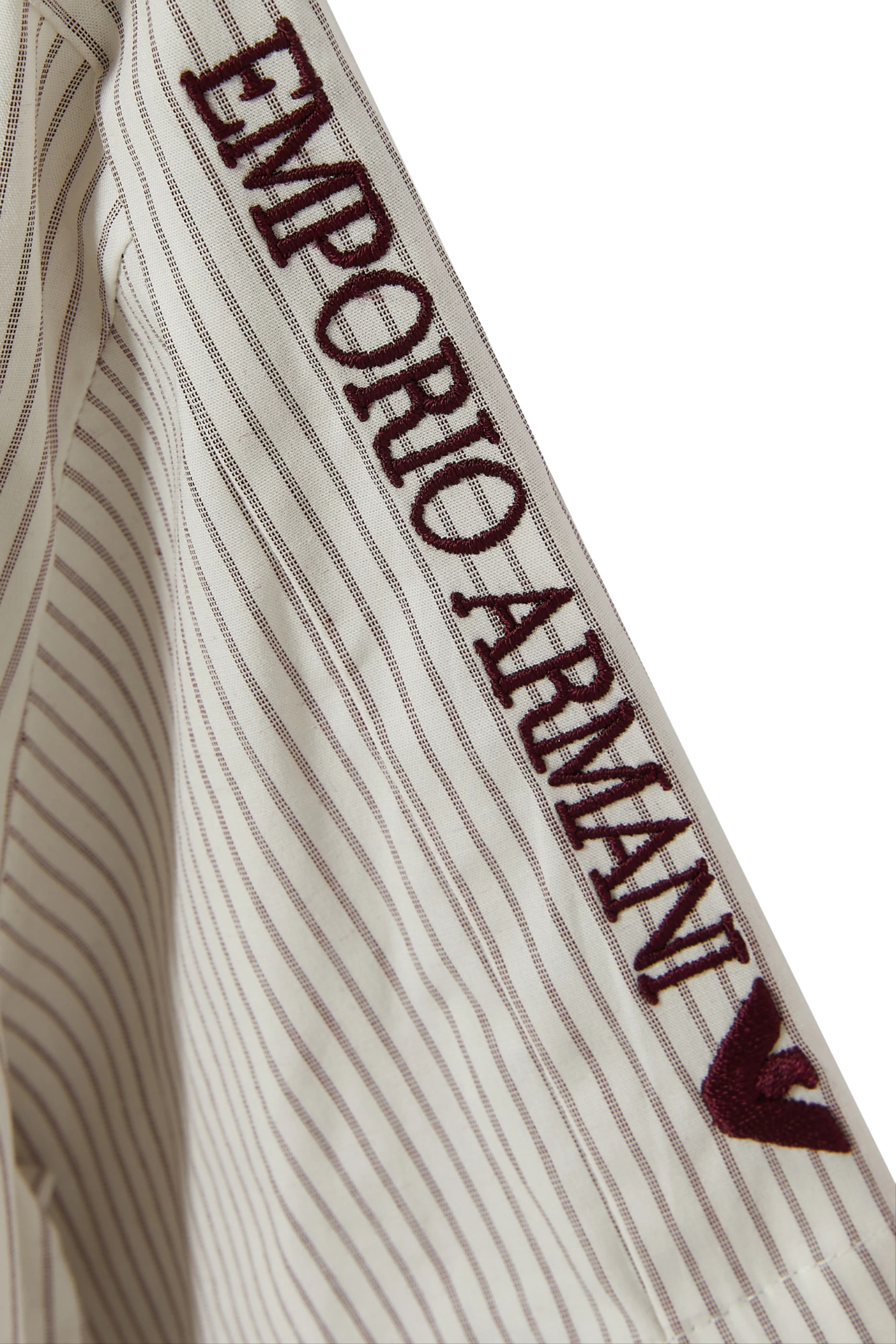 Kids Pinstriped Classic Collar Shirt