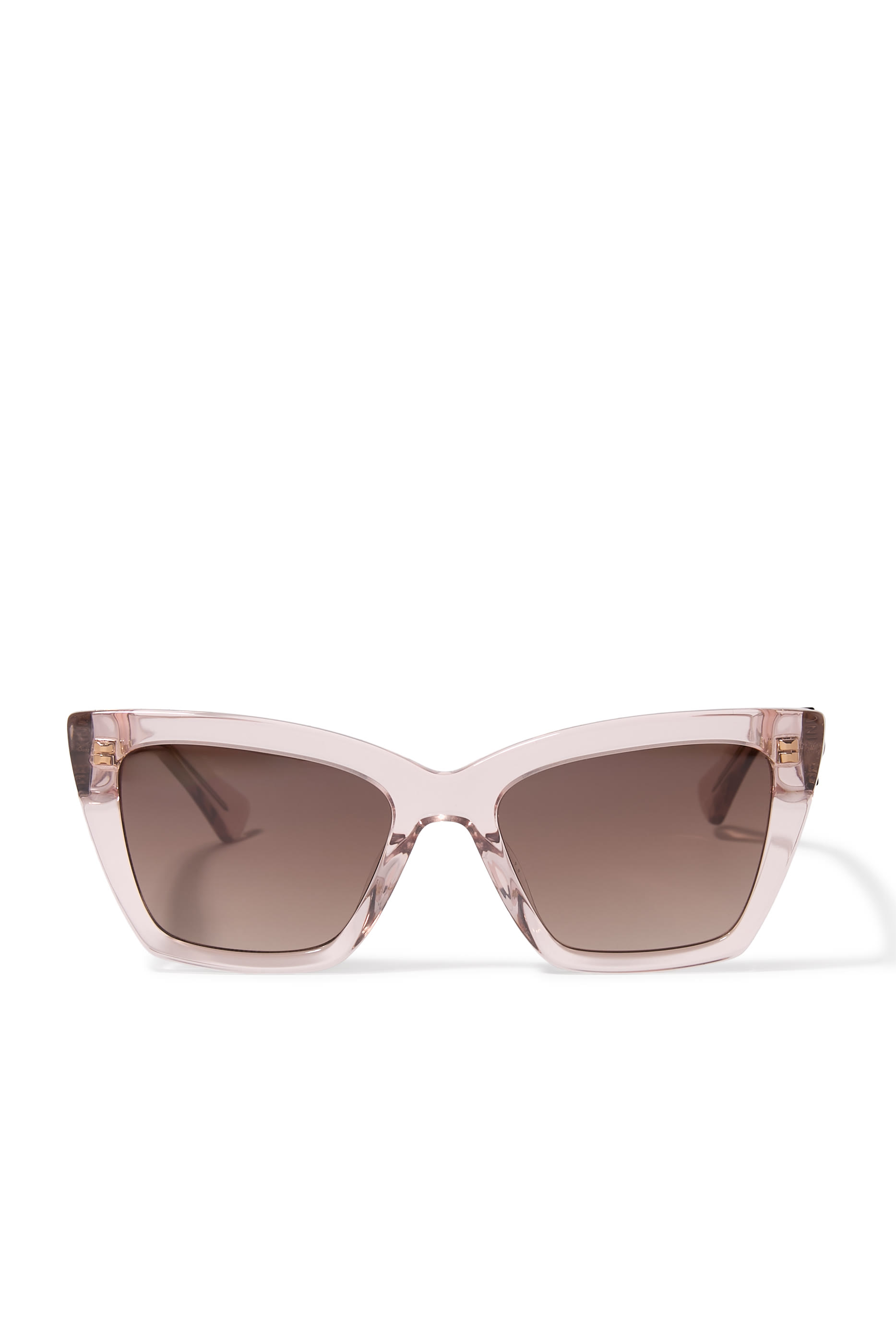 Eagle Head Motif Cat-Eye Sunglasses