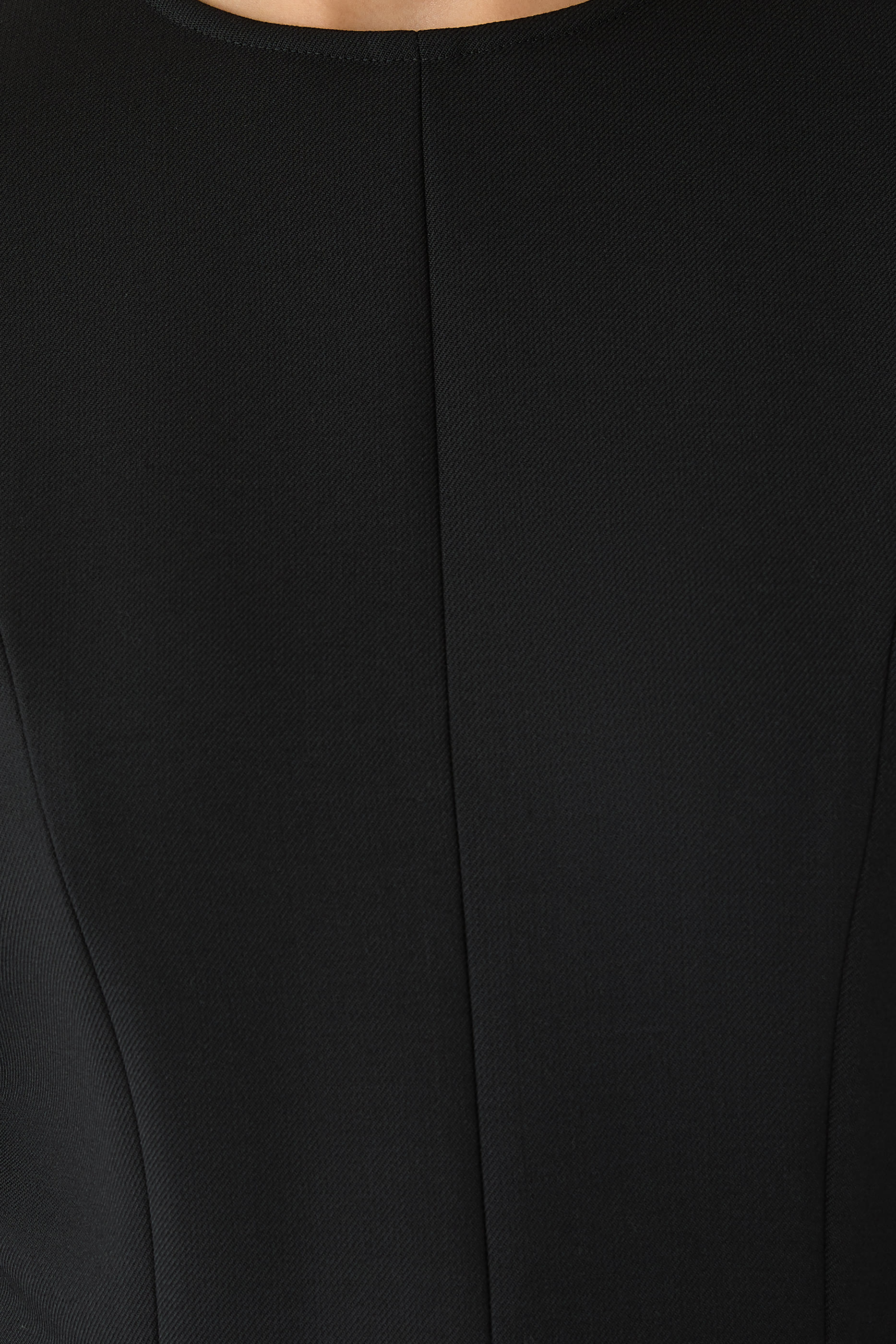  Peplum Wool Mini Dress