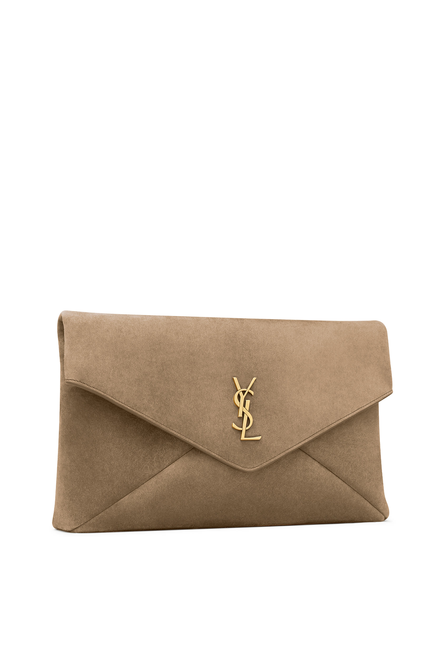 Cassandre Large Envelope Pouch in Suede