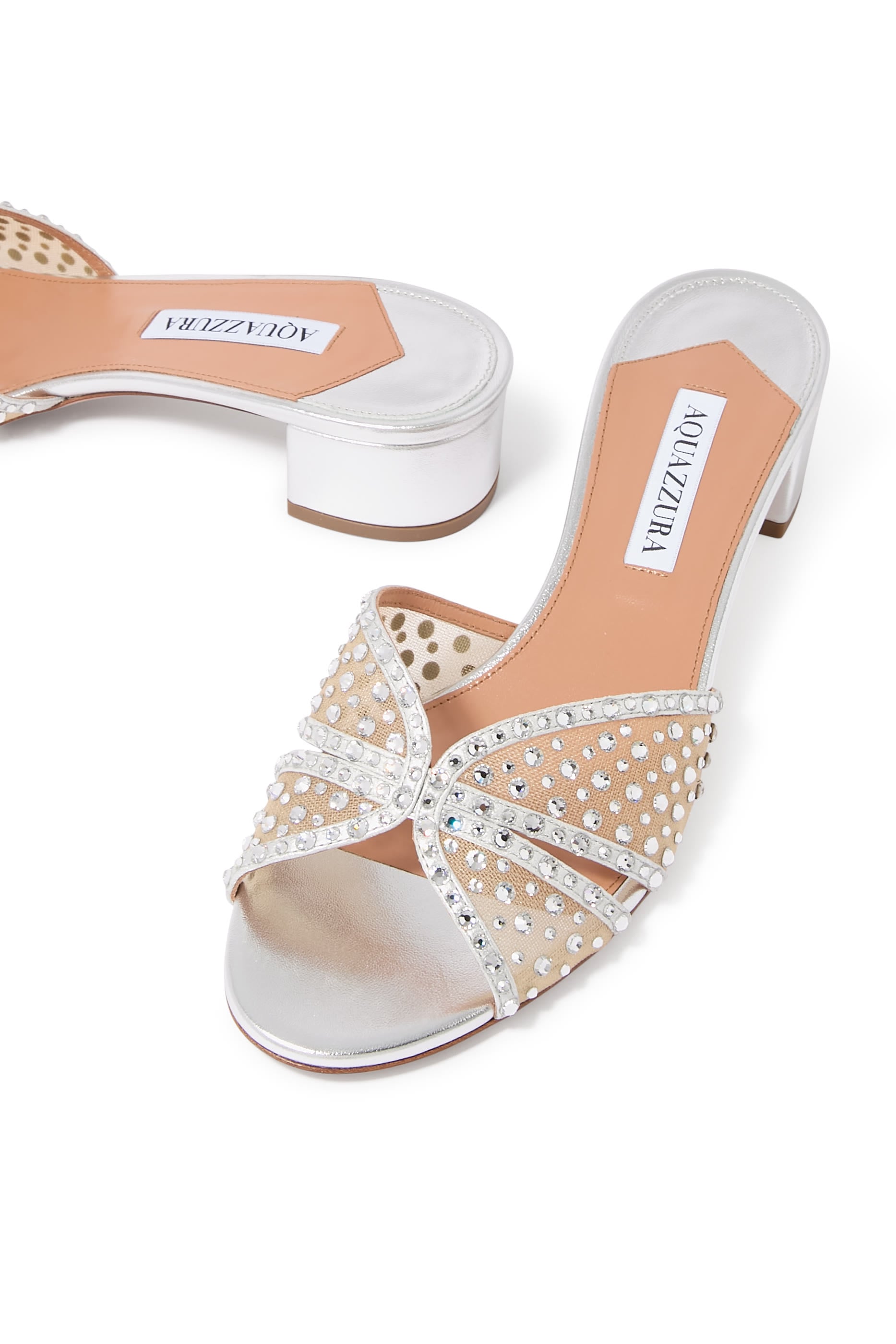 Crystal 35 Love Mule Sandals