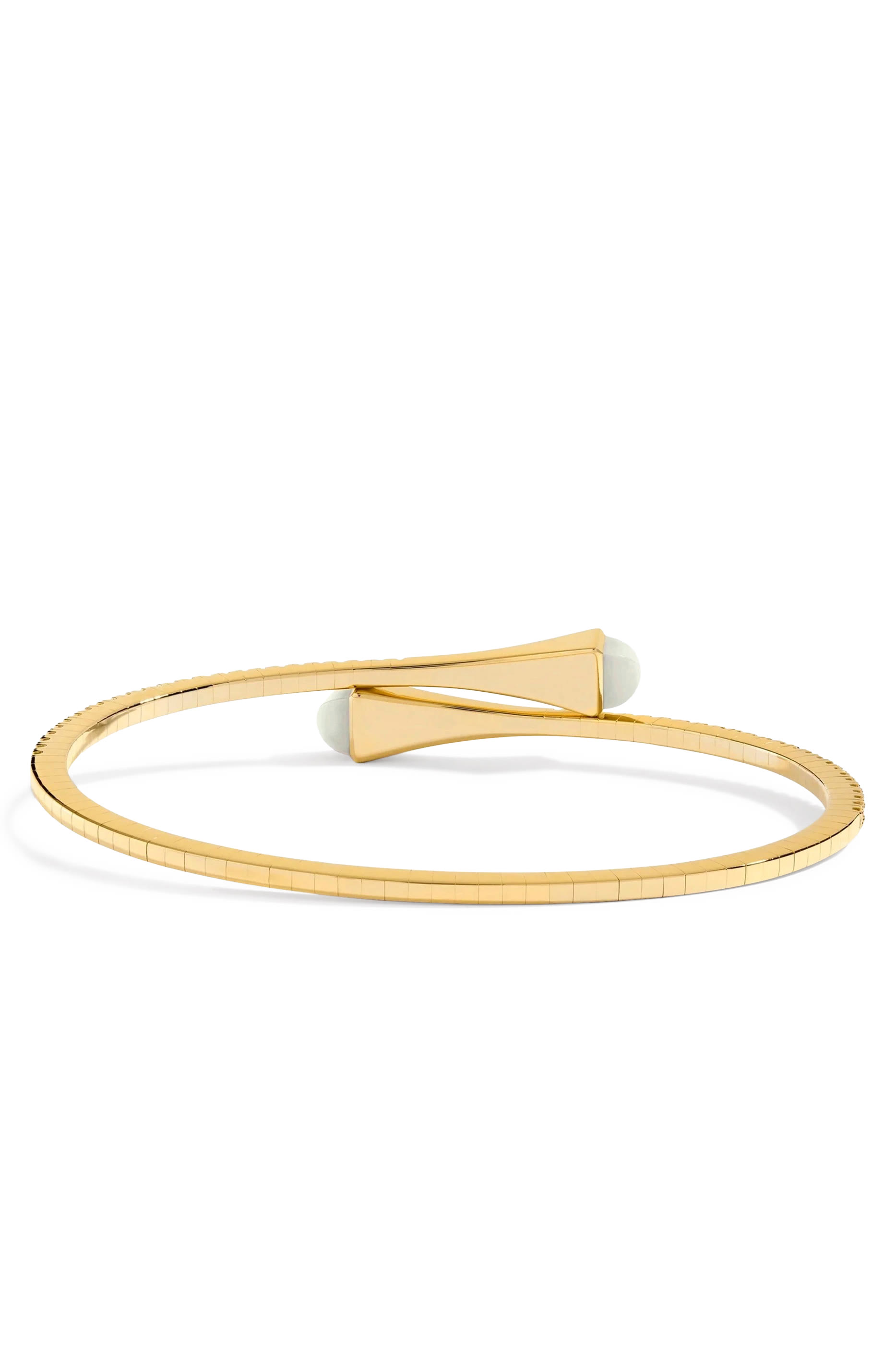 Cleo Slim Slip-On Bracelet, 18k Yellow Gold & Diamonds