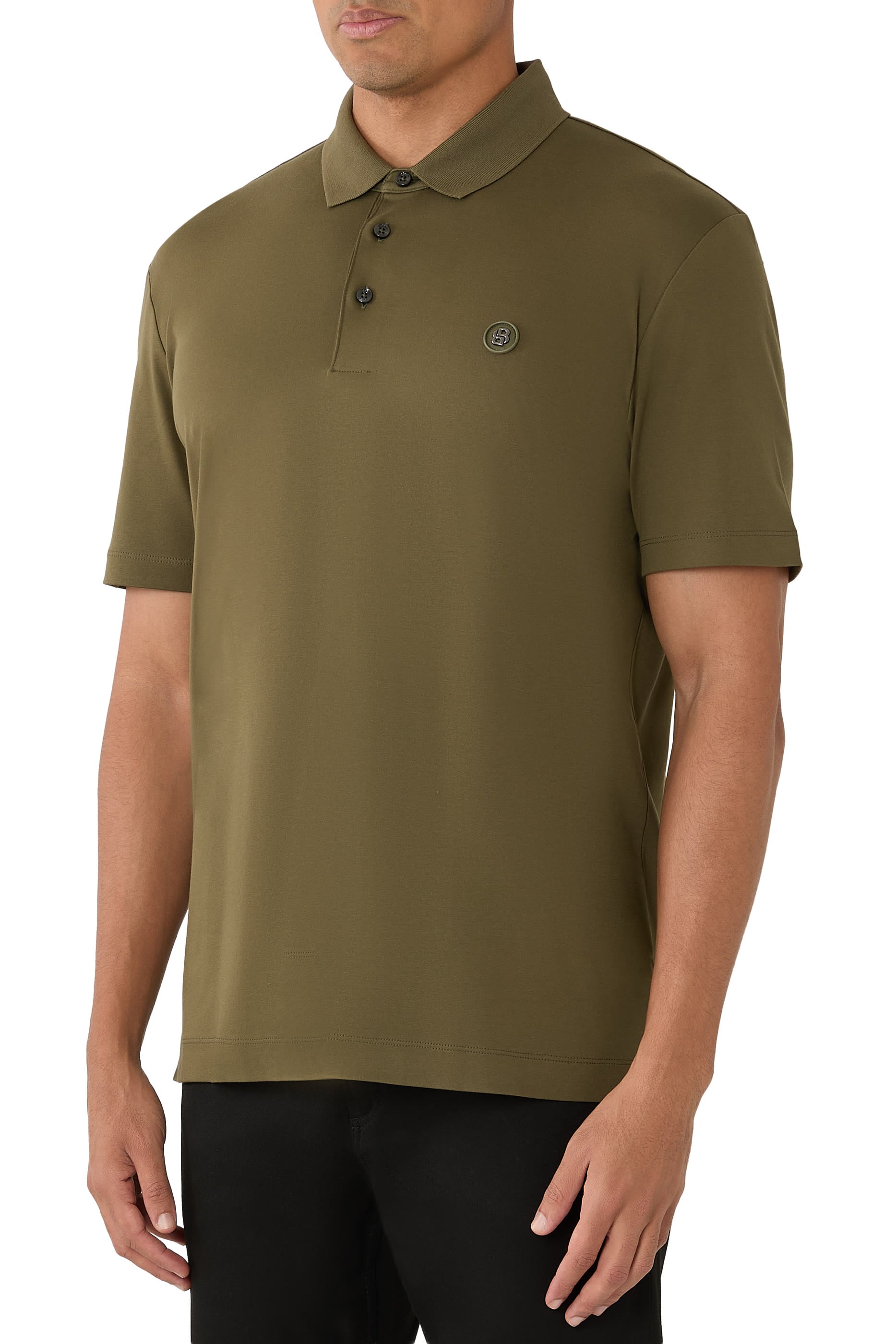 C-Parris 01 Double B Monogram Polo Shirt