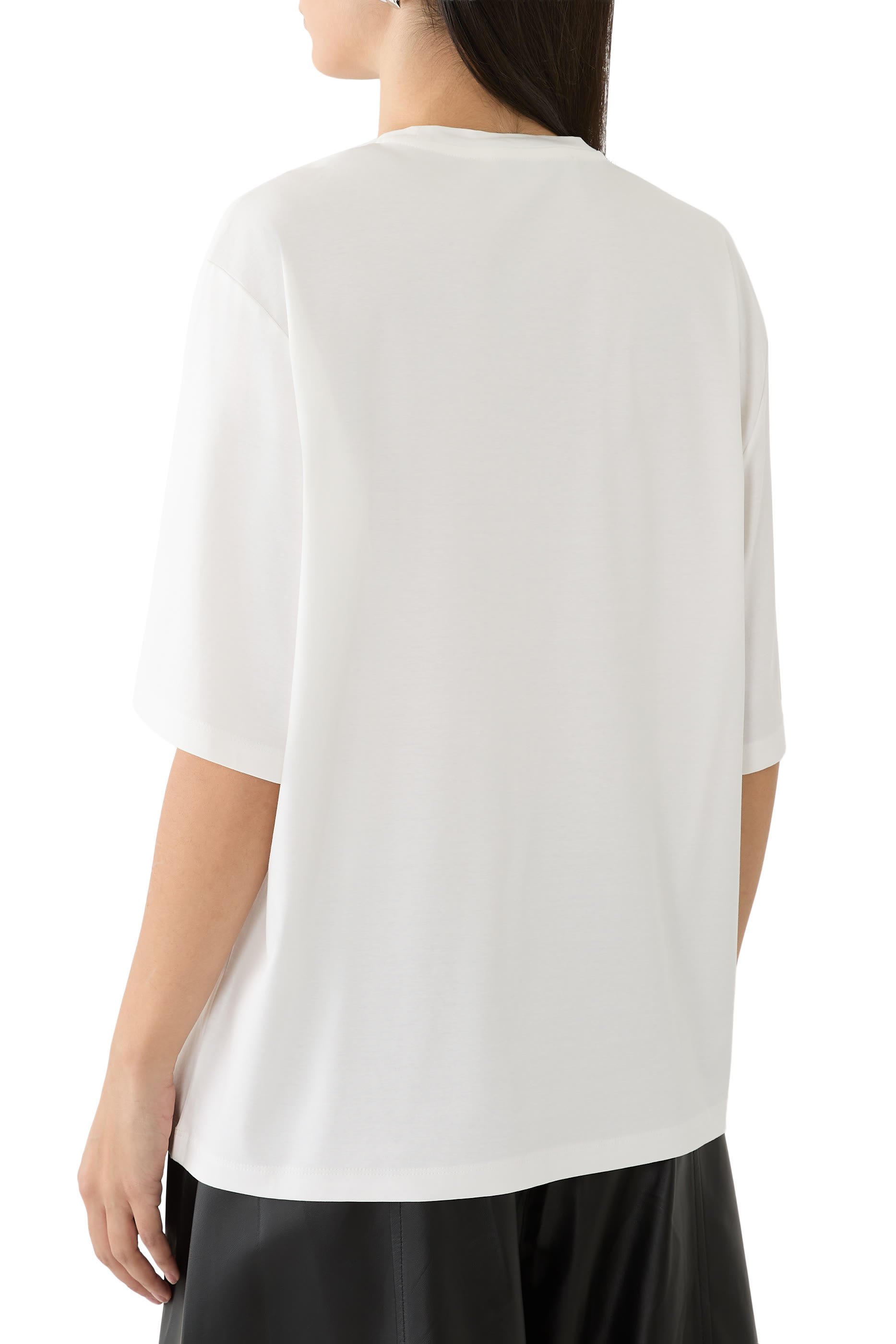 Oversized Cotton Silk T-Shirt