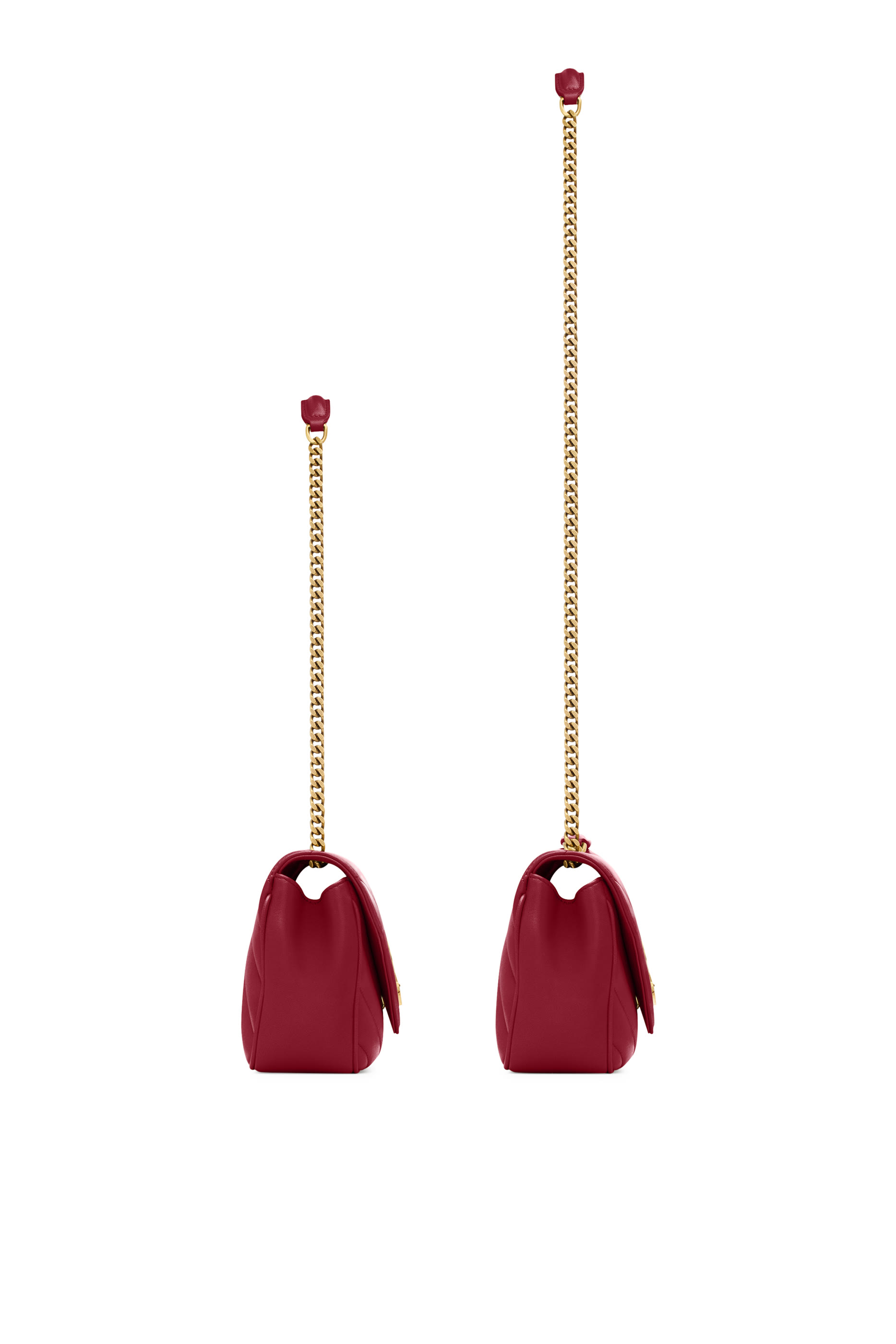  Loulou Small Chain Bag In Matelass&eacute; Lambskin