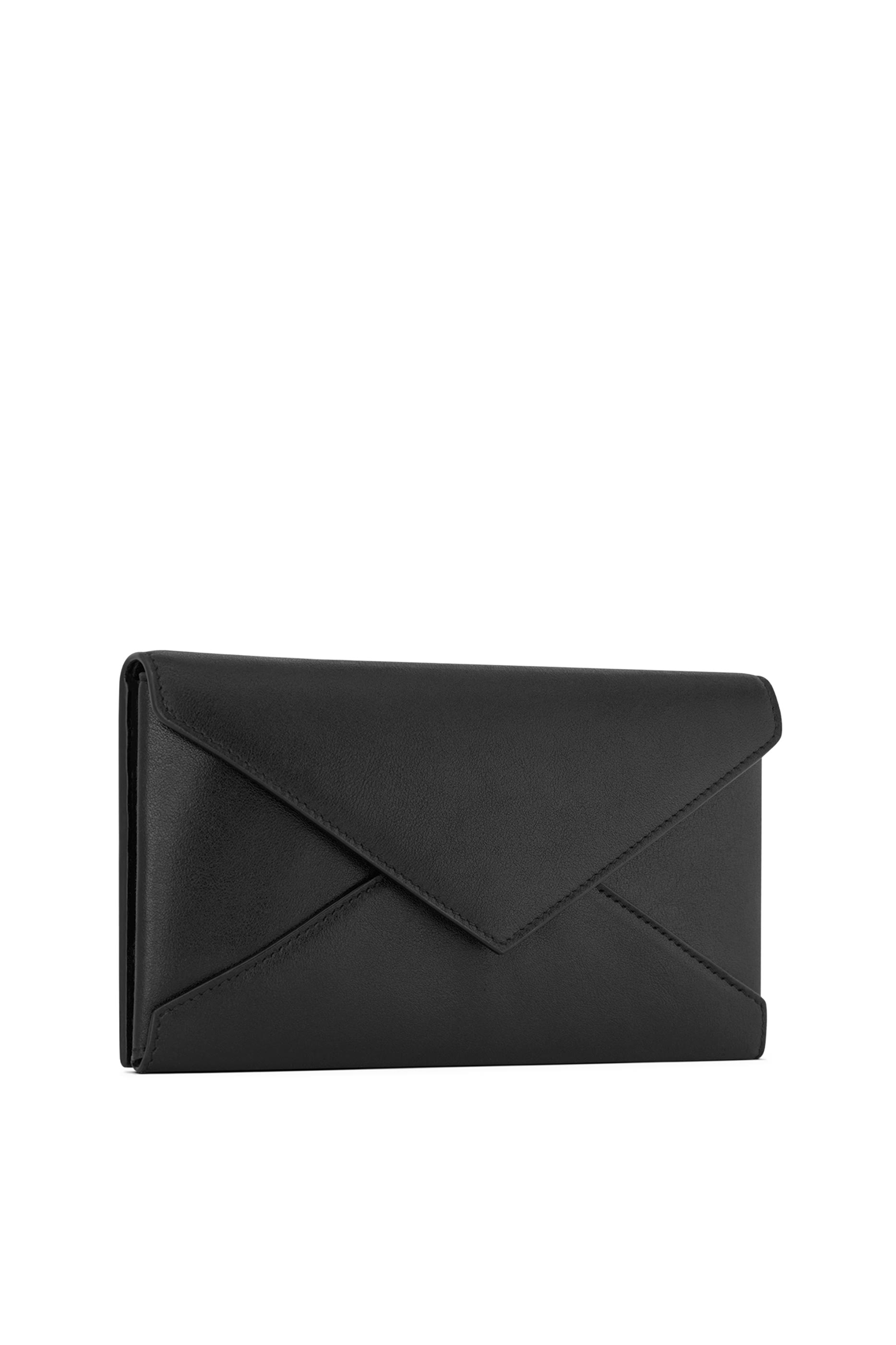 Letter Large Wallet in Leather