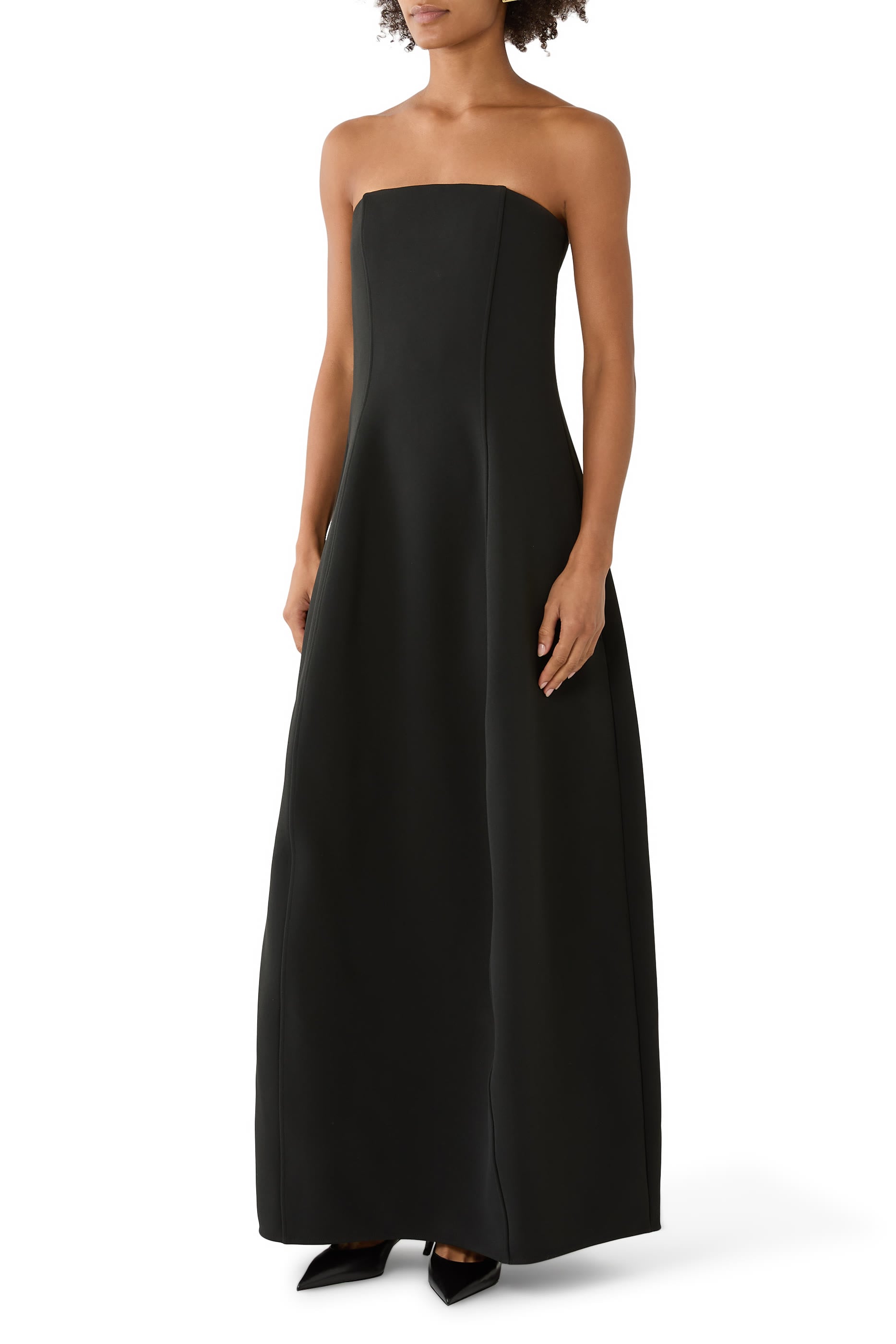  Balloon Strapless Dress