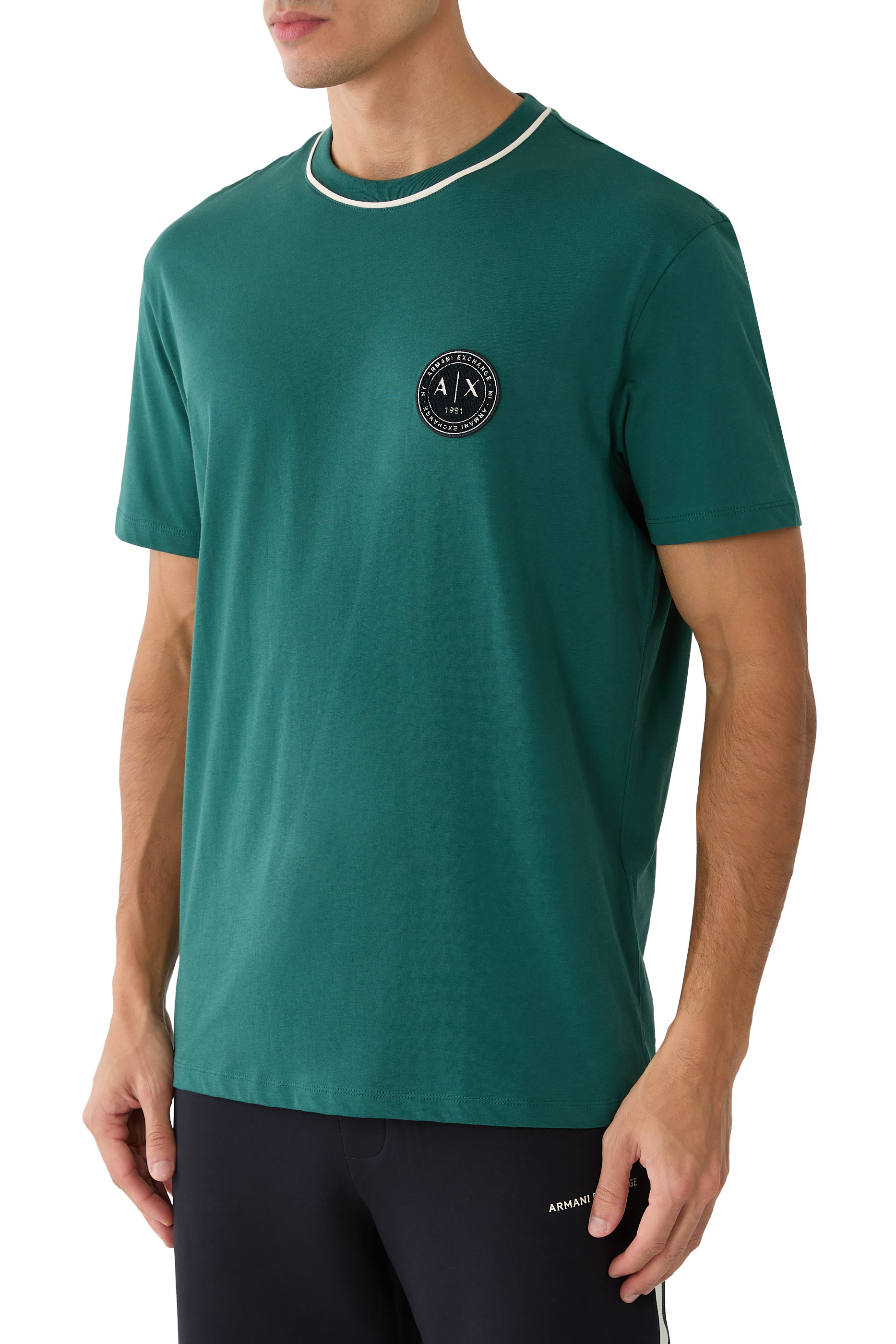 AX Logo Patch T-Shirt