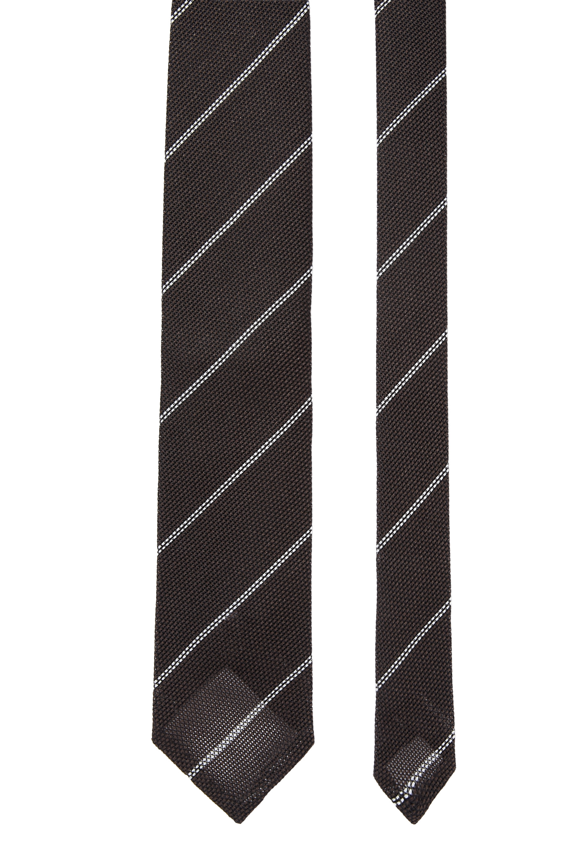 Striped Grenadine Silk Tie