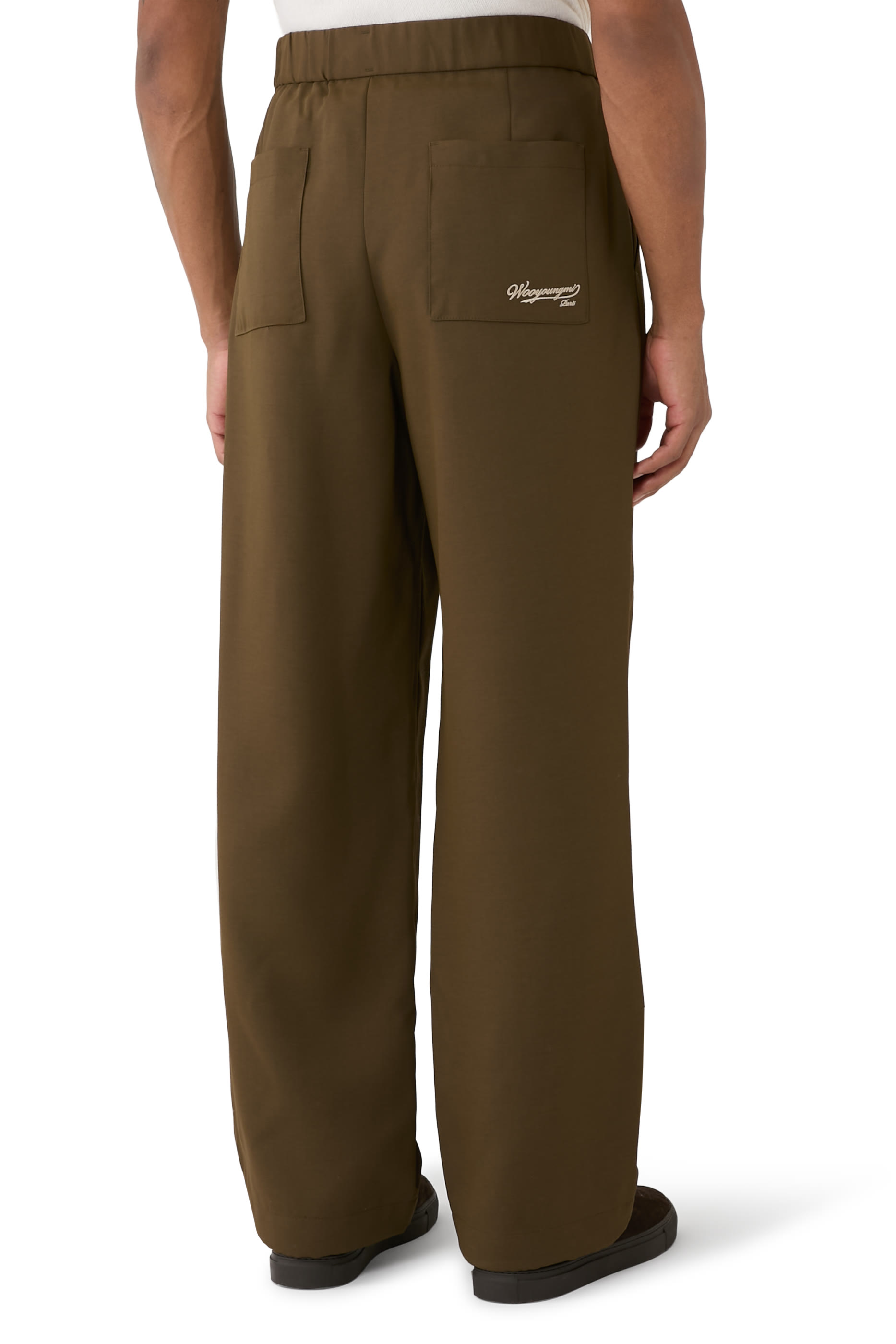 Cotton Logo Trousers