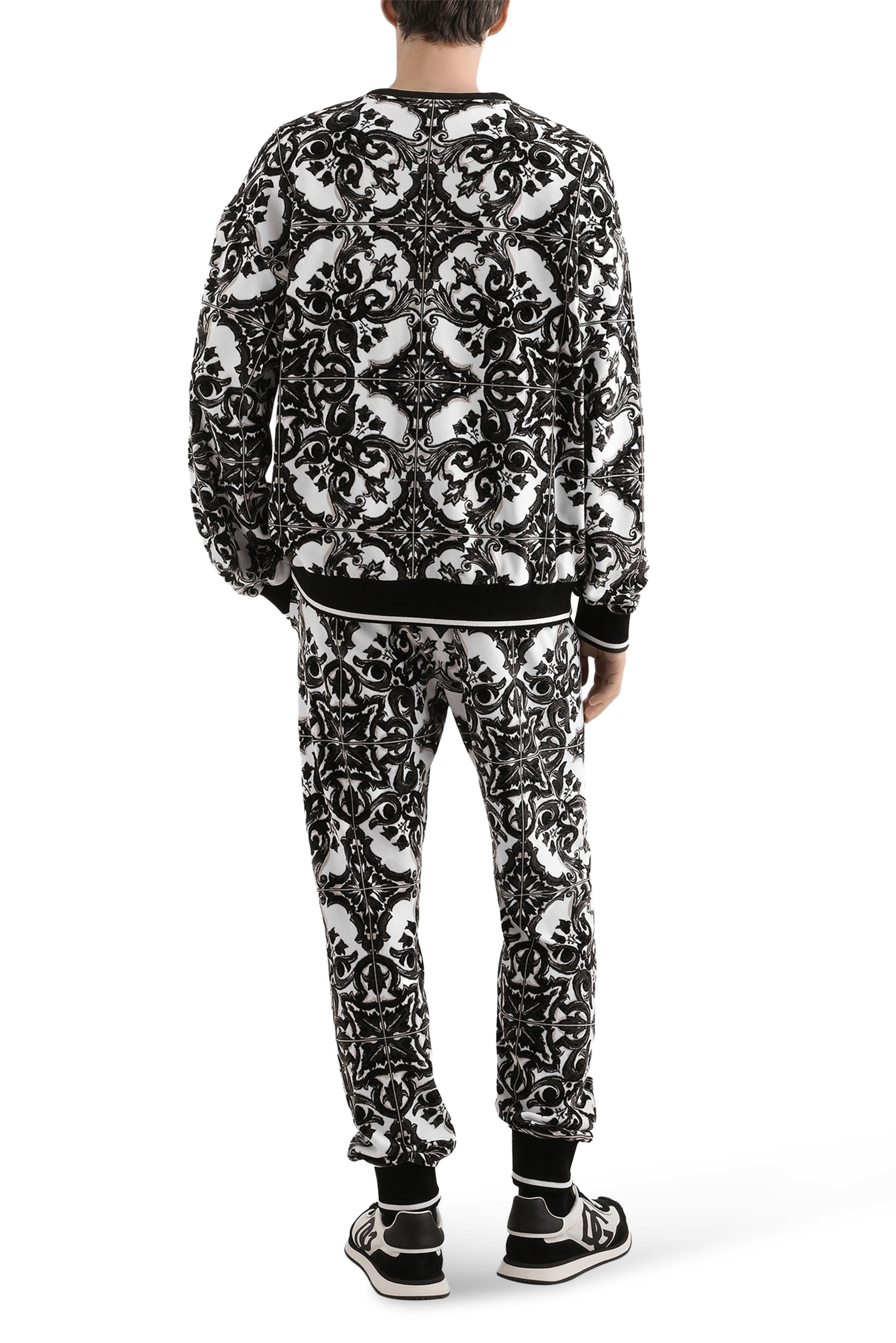  Majolica-Print Trousers