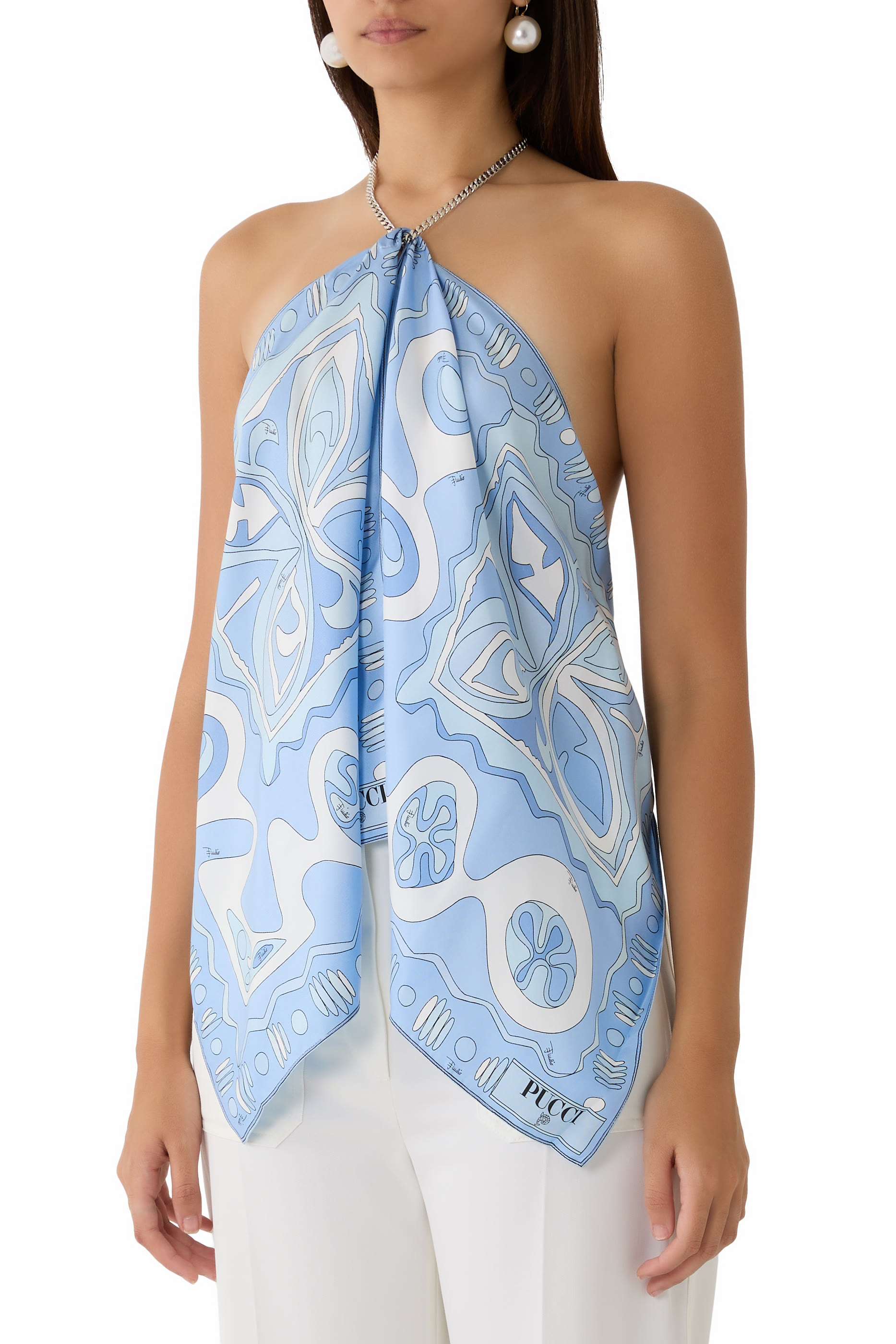 Angoli Print Chain Top 