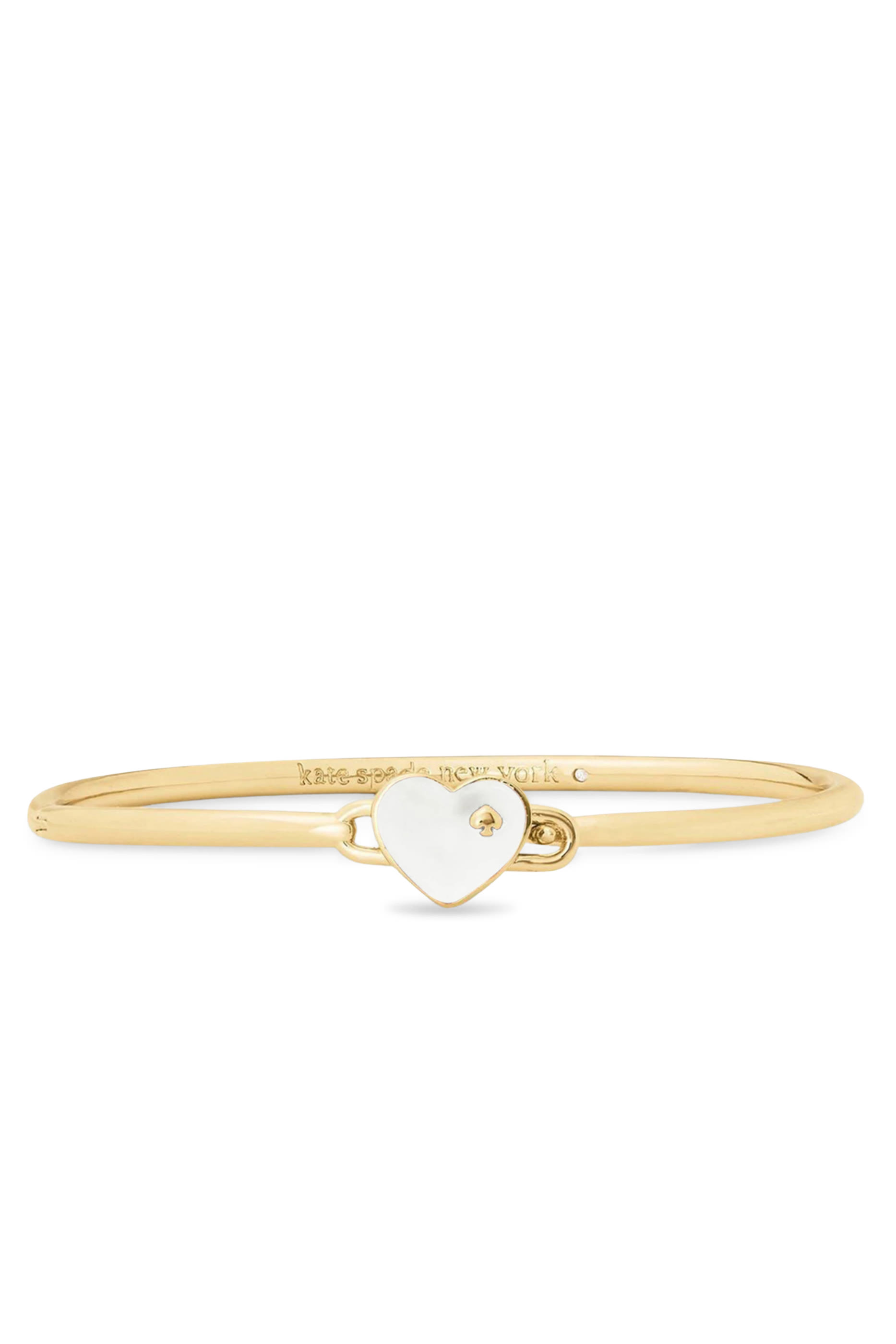 Heart Spade Solitaire Bangle
