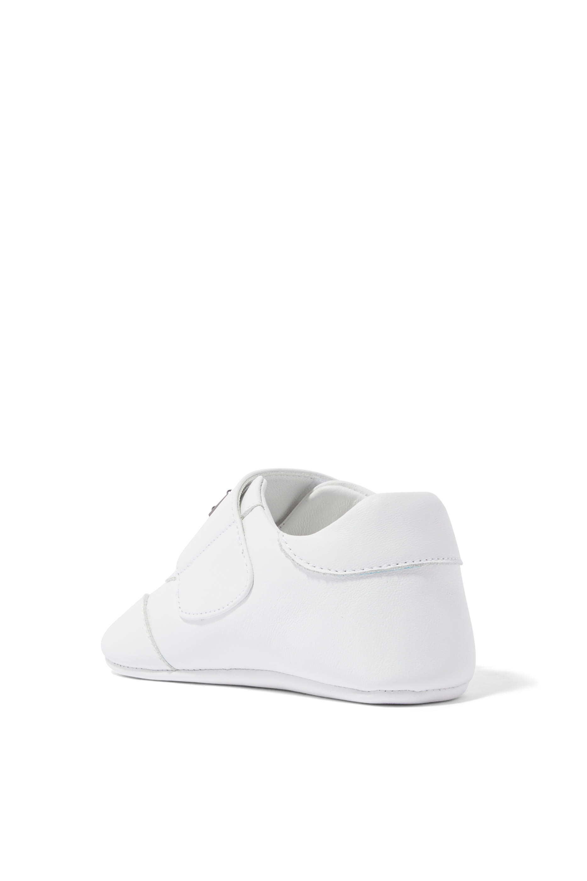 Kids Logo-Plaque Strap Sneakers
