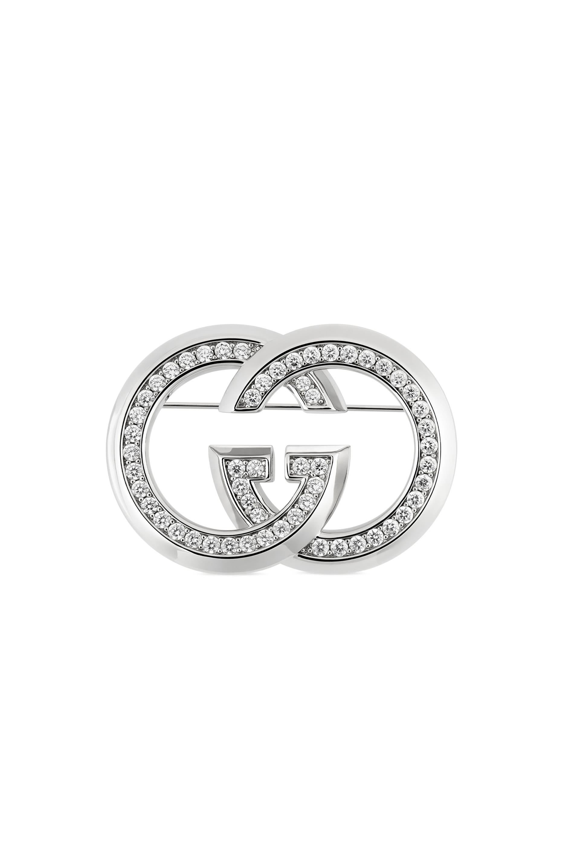 Interlocking Crystals G Brooch