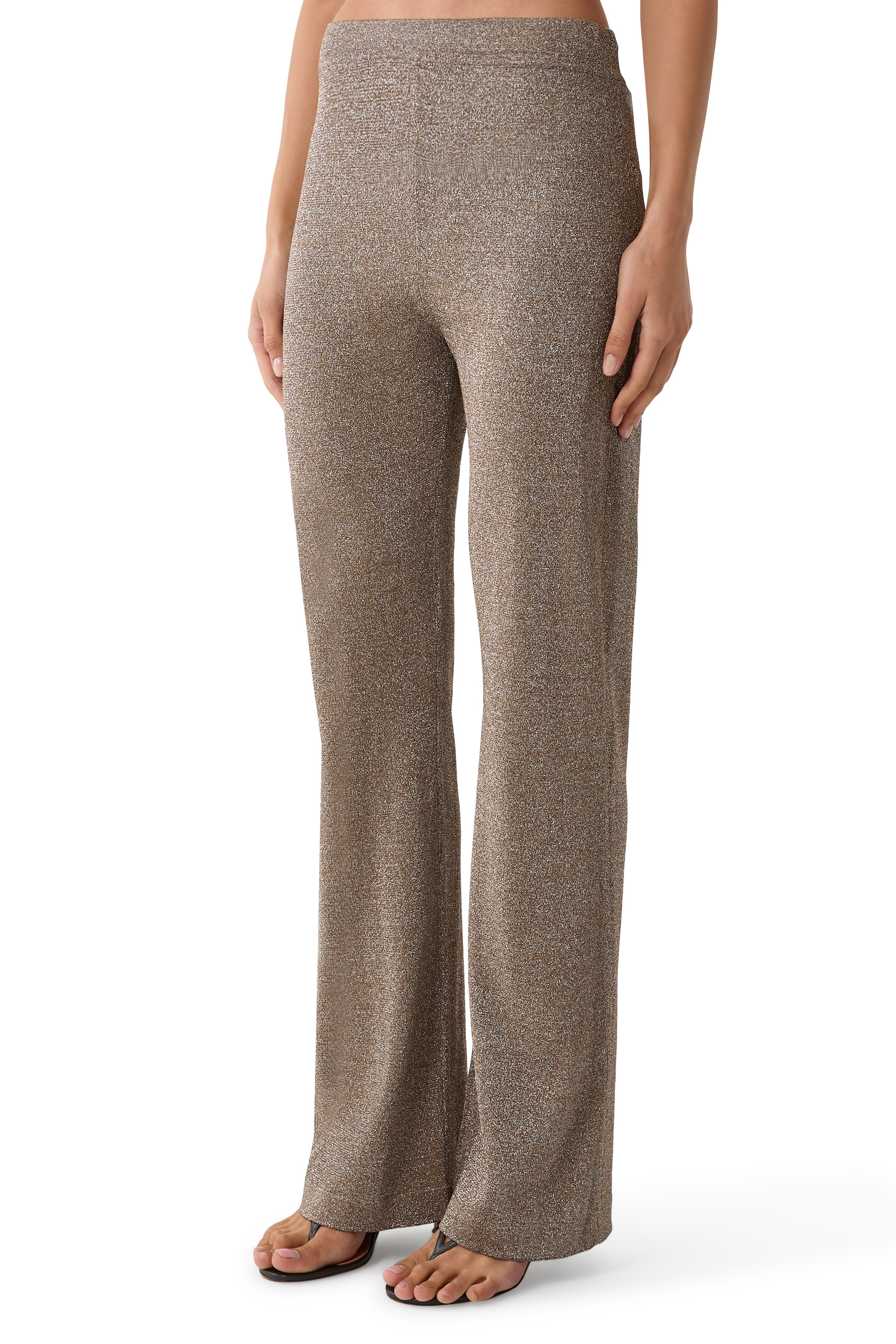 Vanisé Lurex Flared Pants