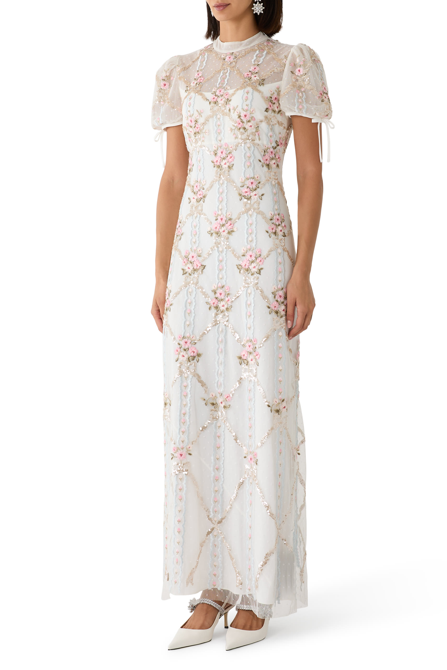 Lovers Lace Ribbon Gown