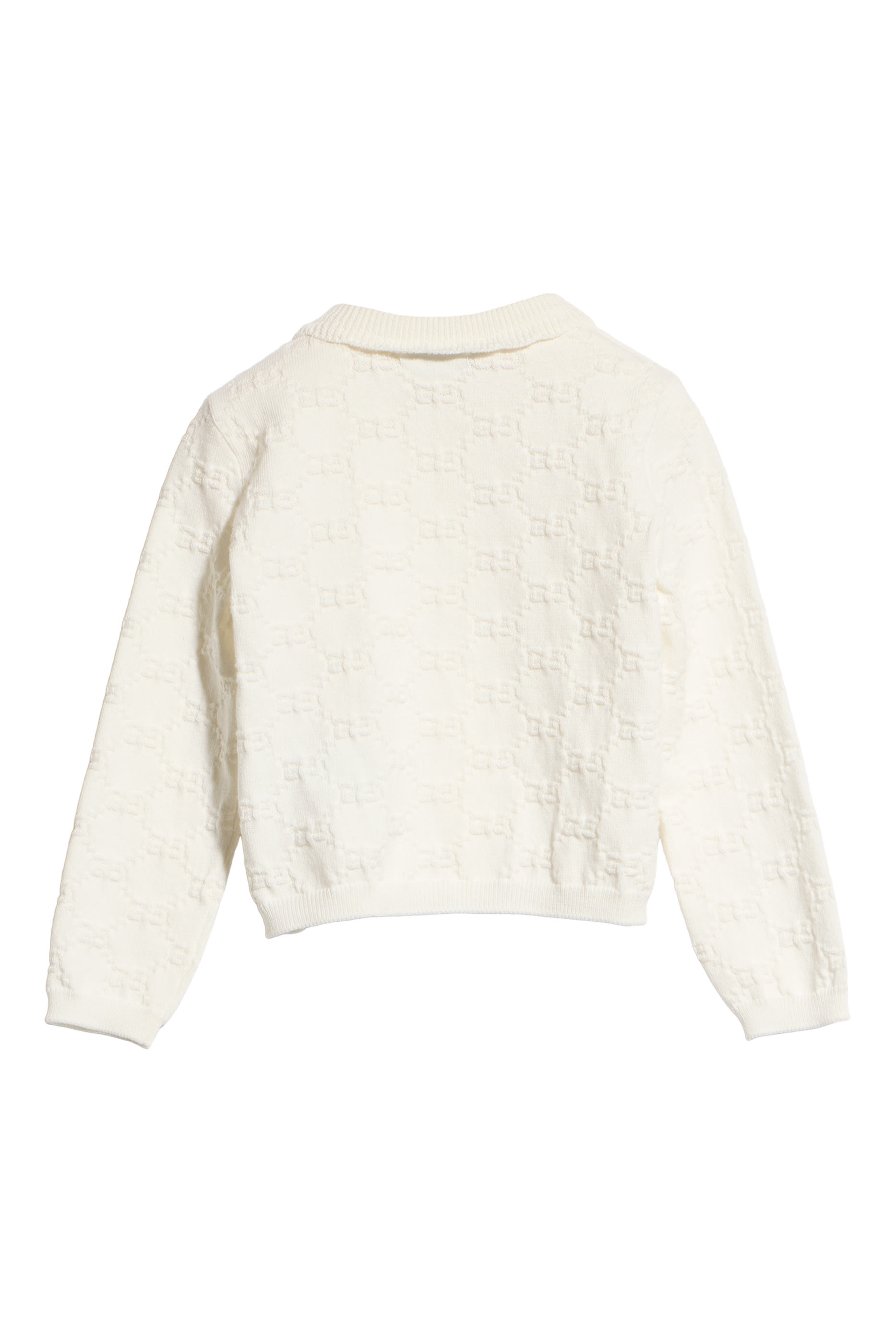 Kids Monogram Motif Cardigan