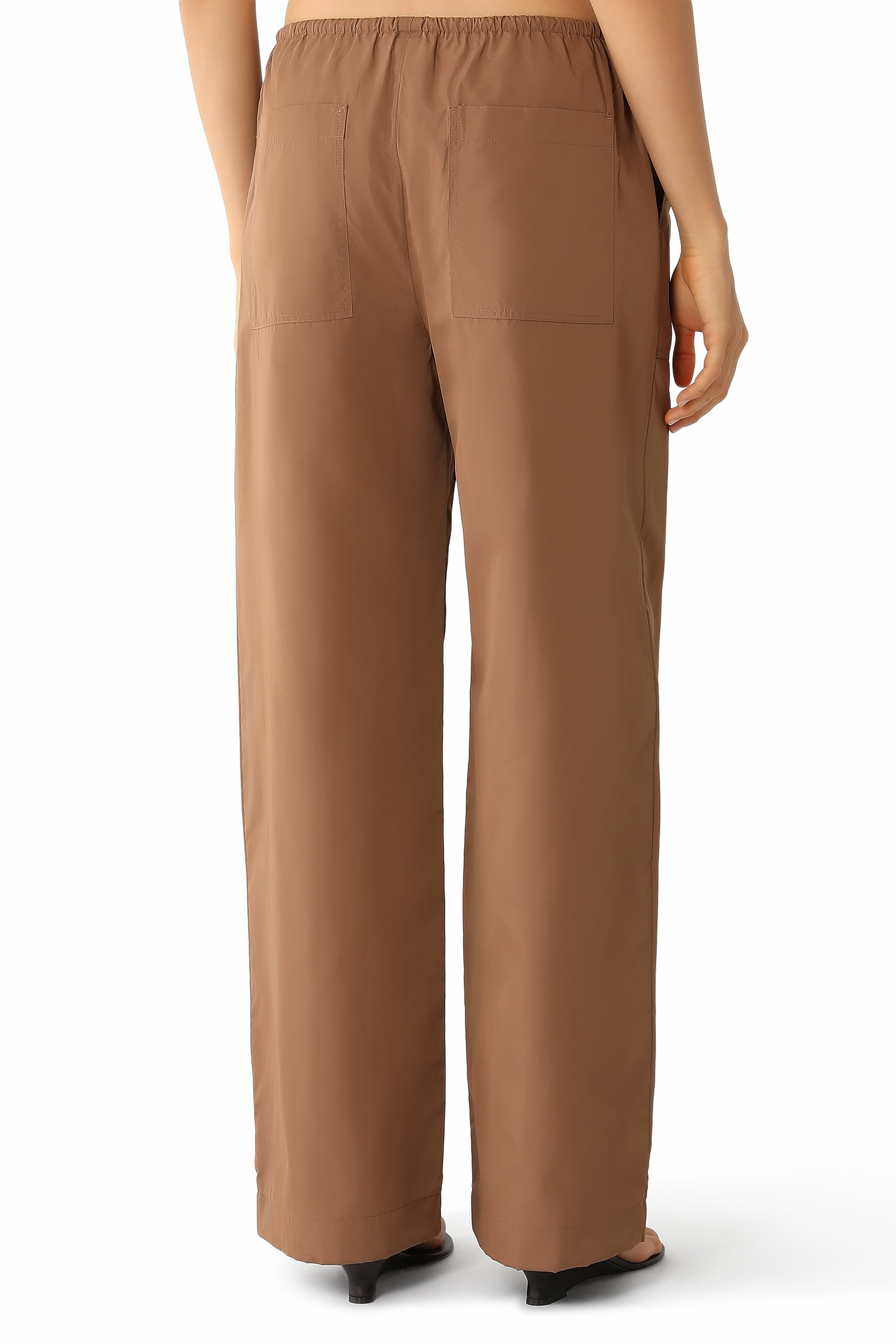 Claire Drawstring Hem Nylon Pants