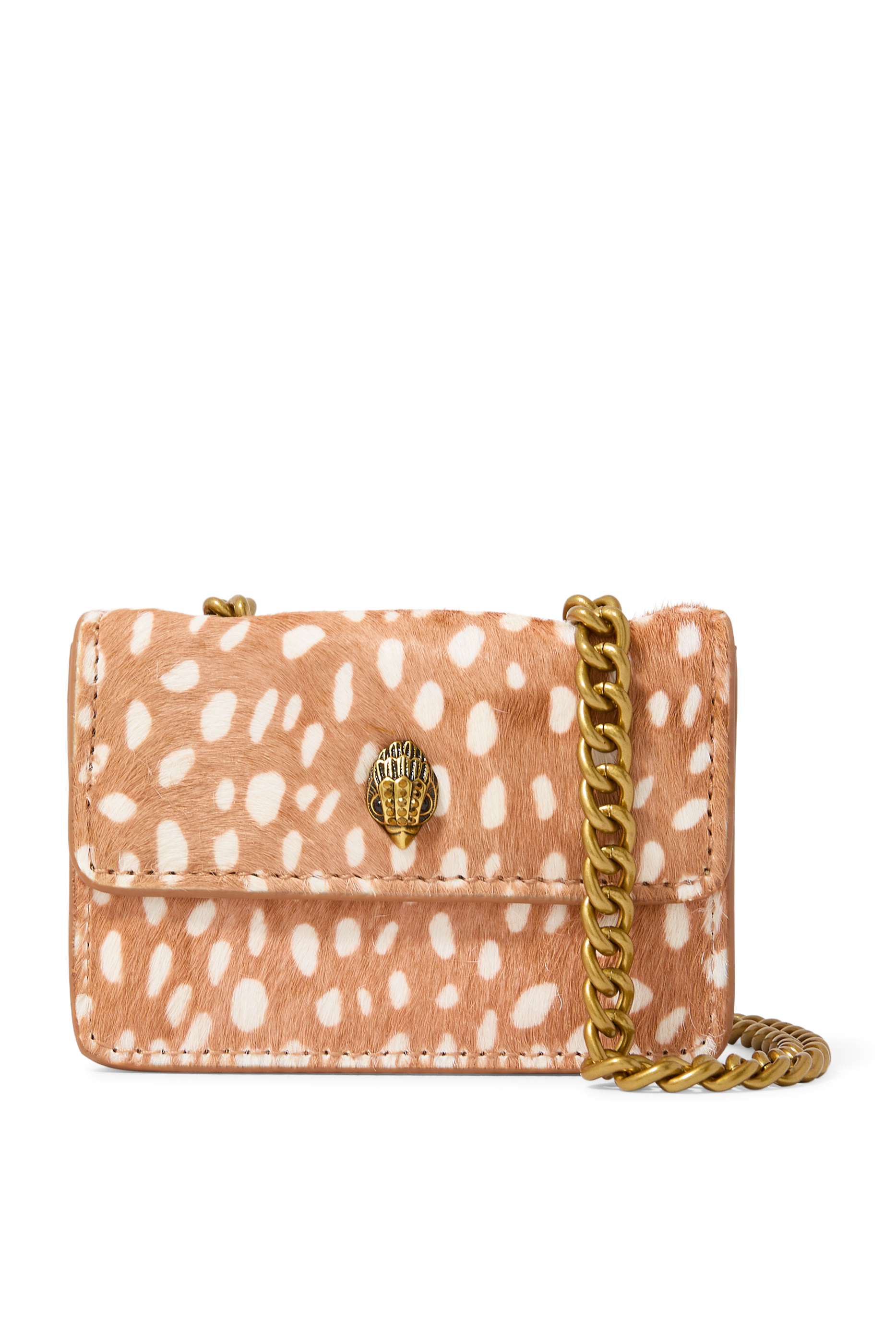 Deer-Print Micro Kensington Bag