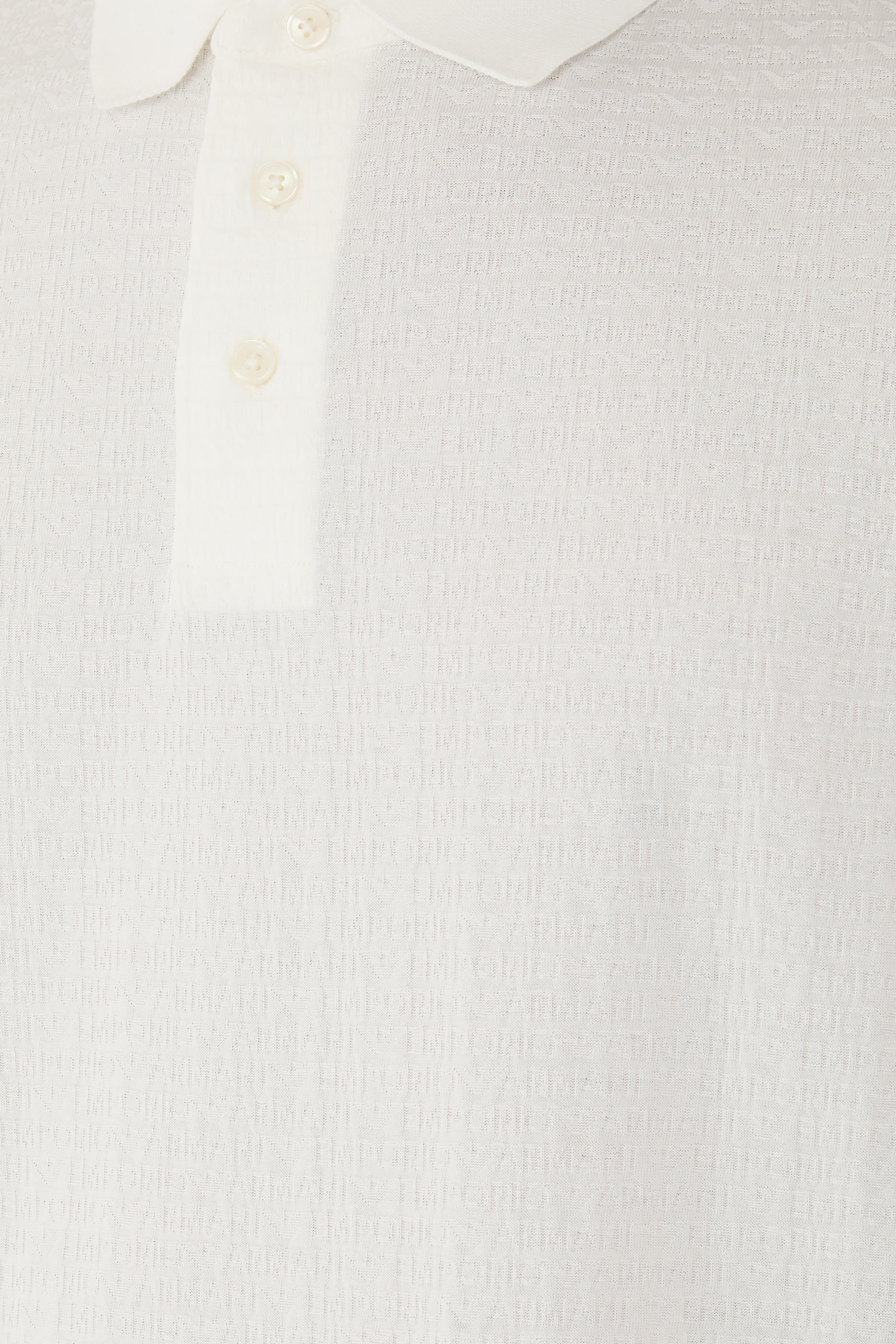 Micro EA Text Logo Polo Shirt