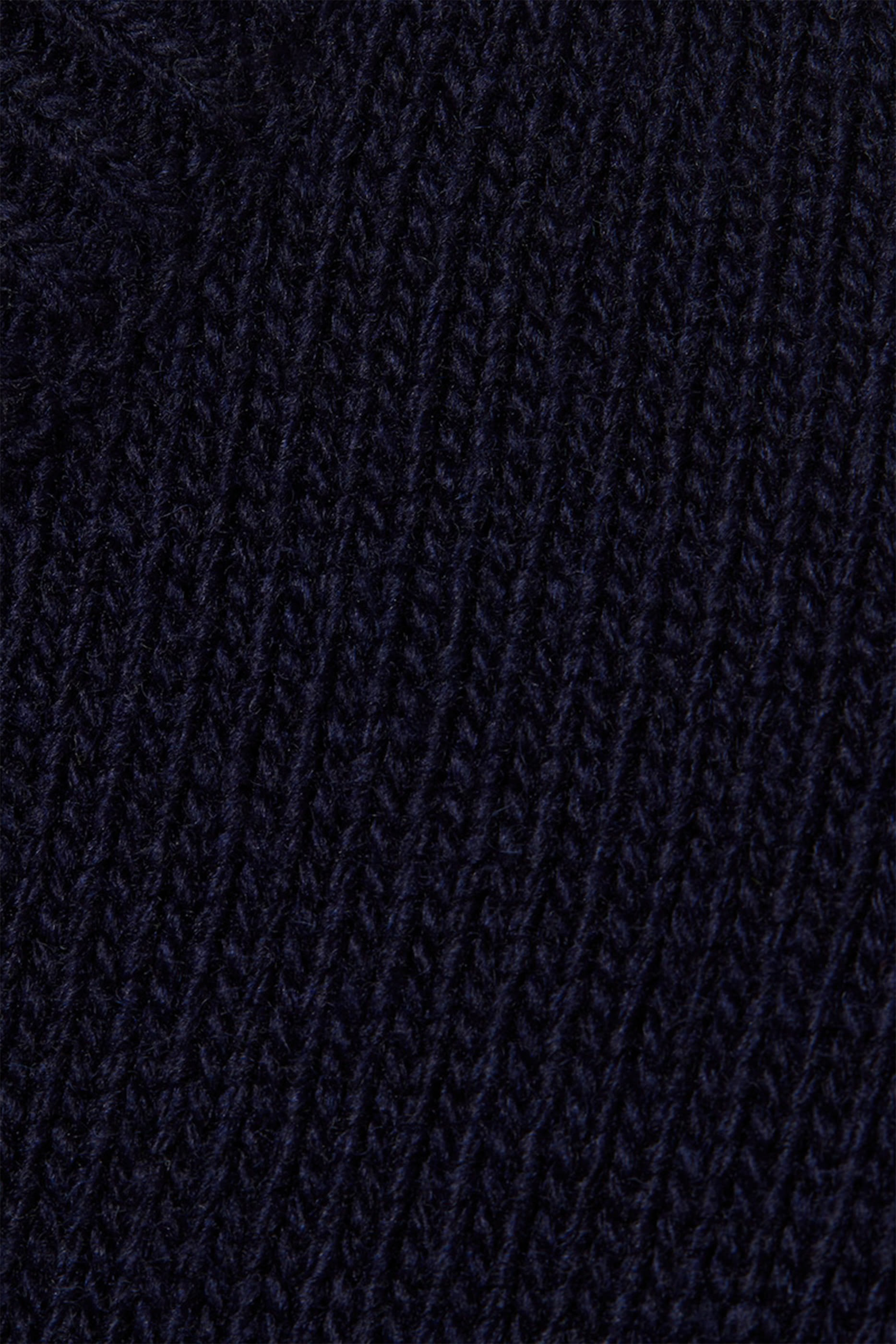 Logo Intarsia Knit Wool Jumper