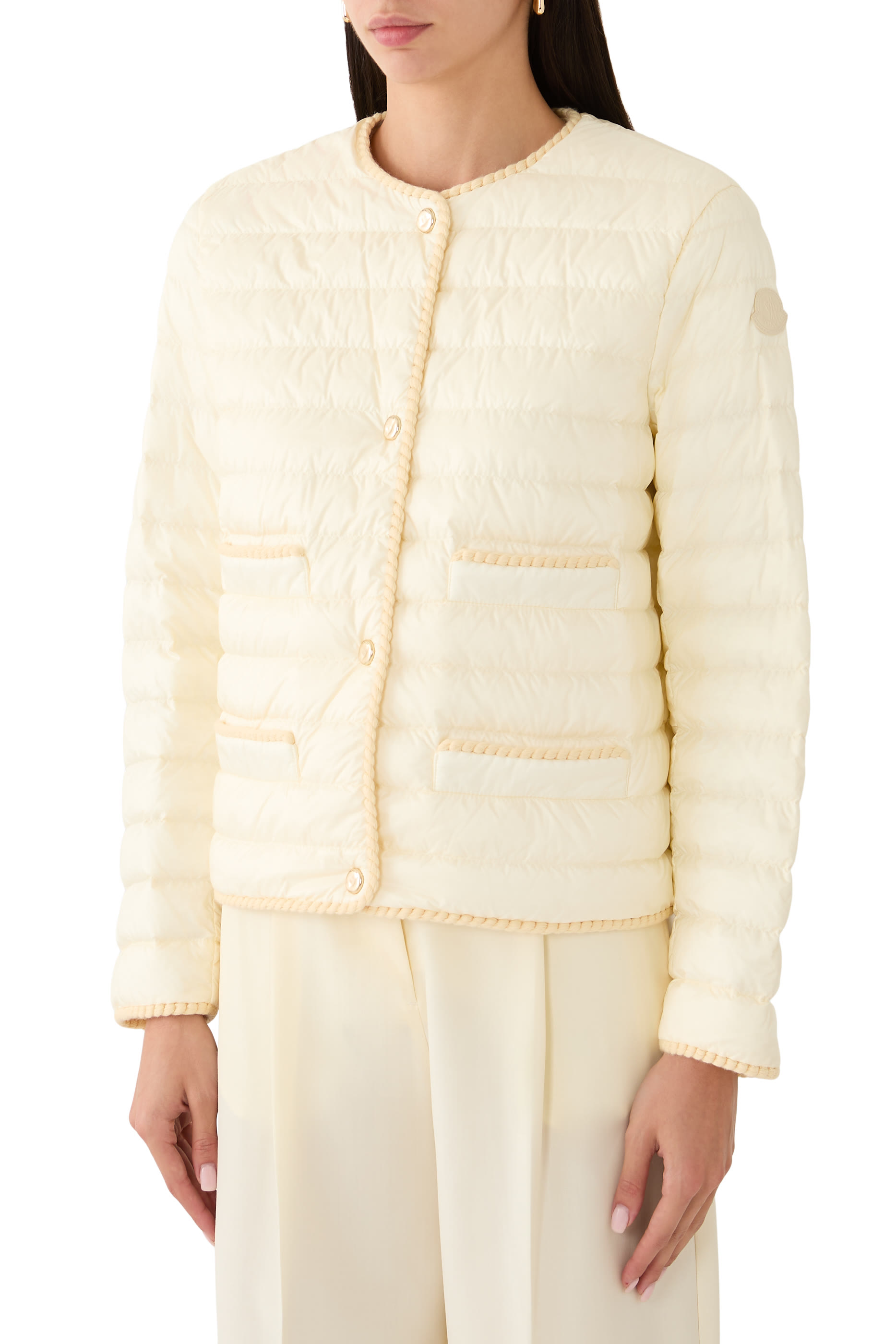Circaete Braided Trim Short Down Jacket