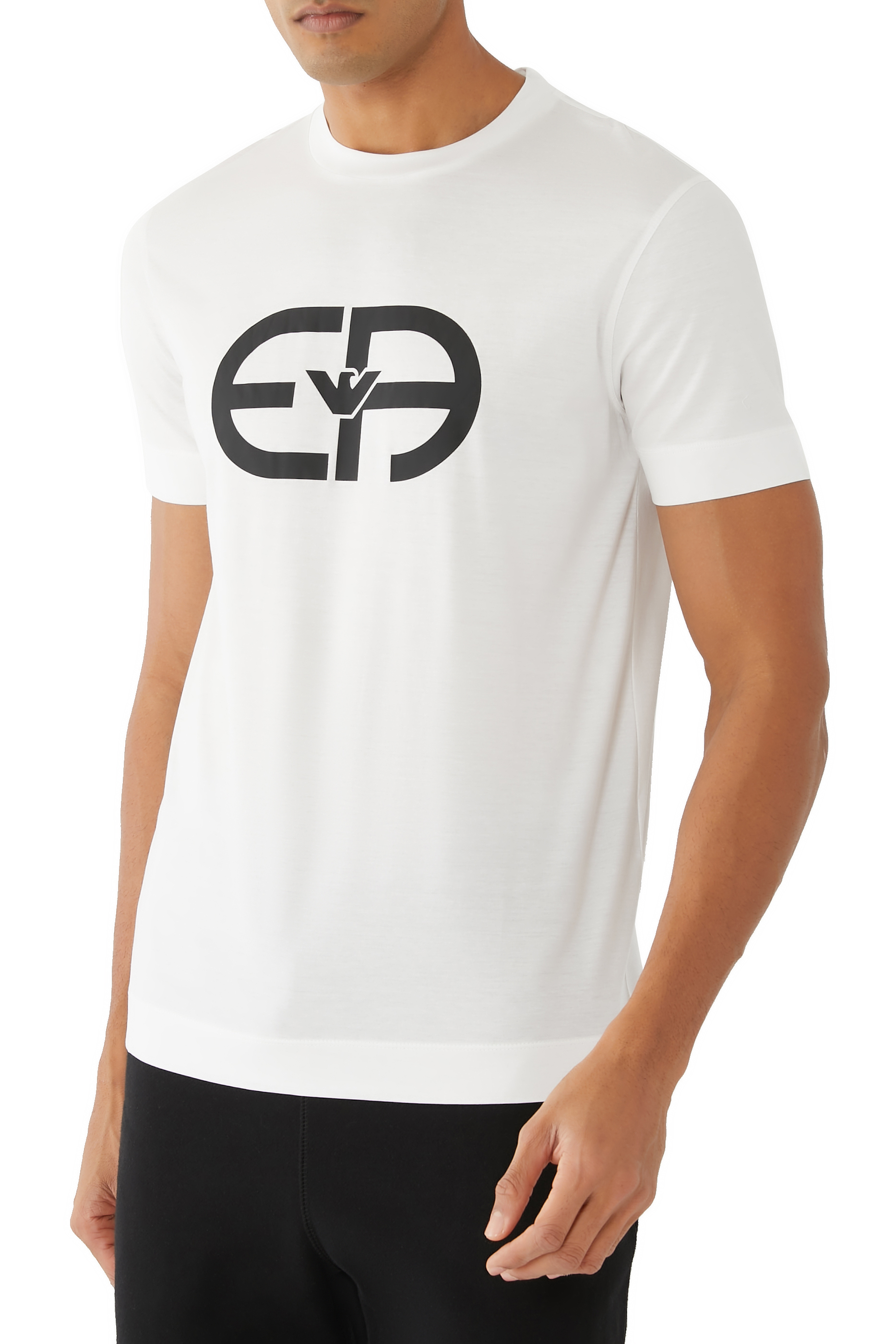 Logo-Print Crew Neck T-Shirt