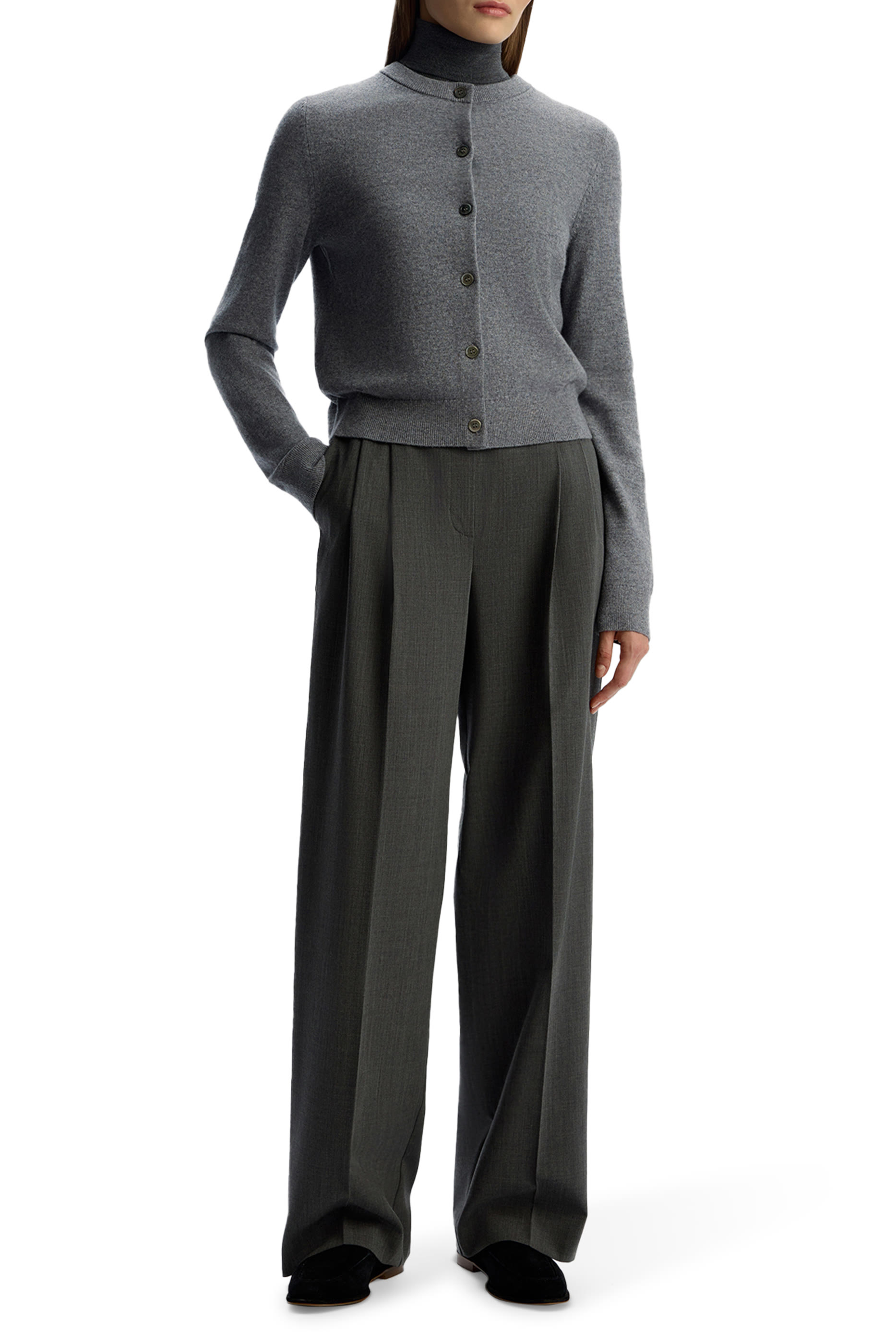 Wool-Cashmere Cardigan