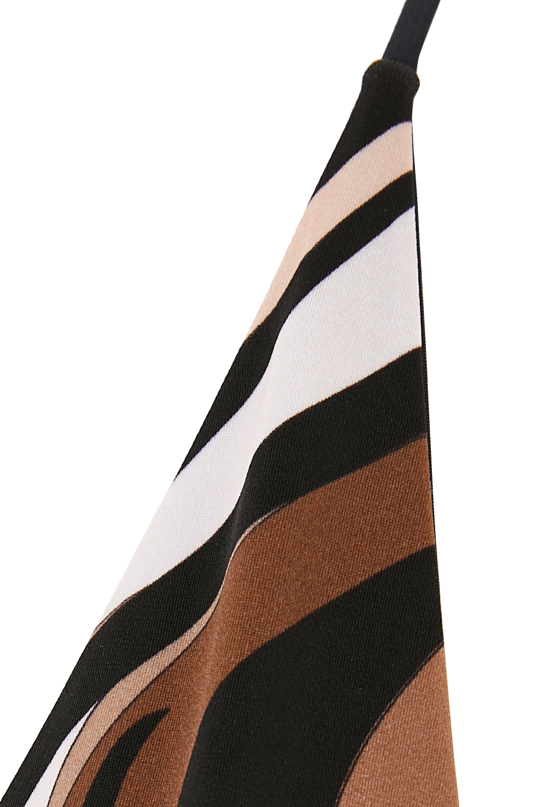 Marmo Print Triangle Bikini Top