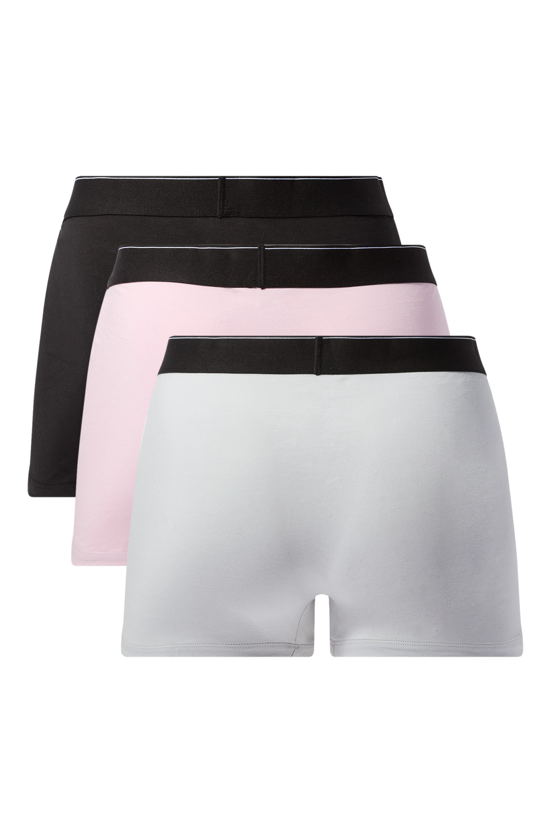 Graphic Monogram Cotton Stretch Trunks, Set of 3