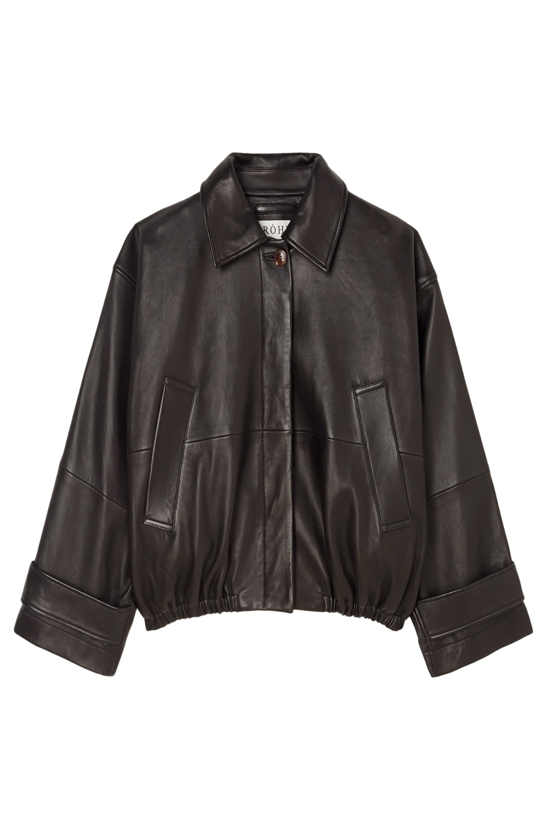 Leather Blouson Jacket