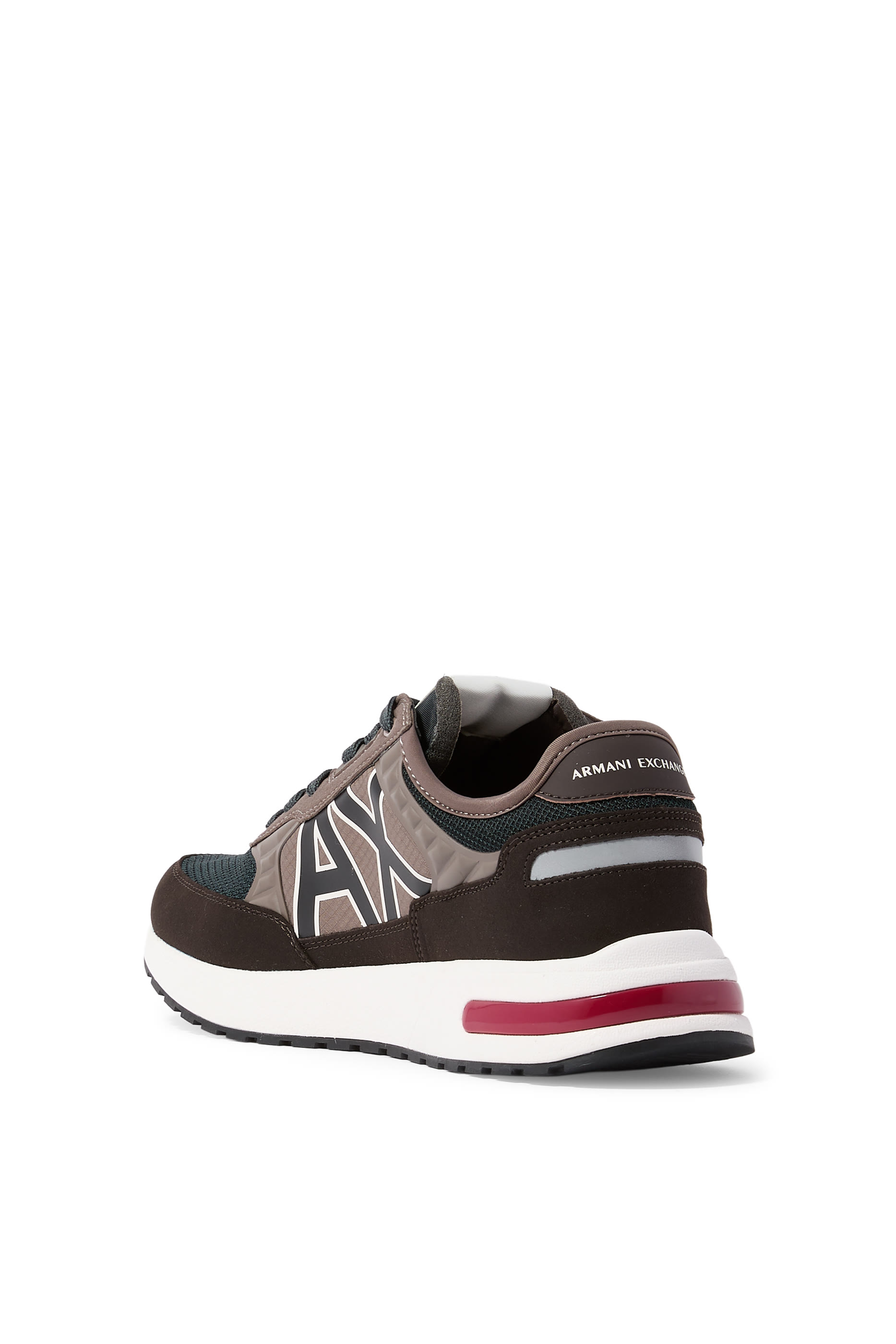  Lace Up 3D AX Logo Sneakers