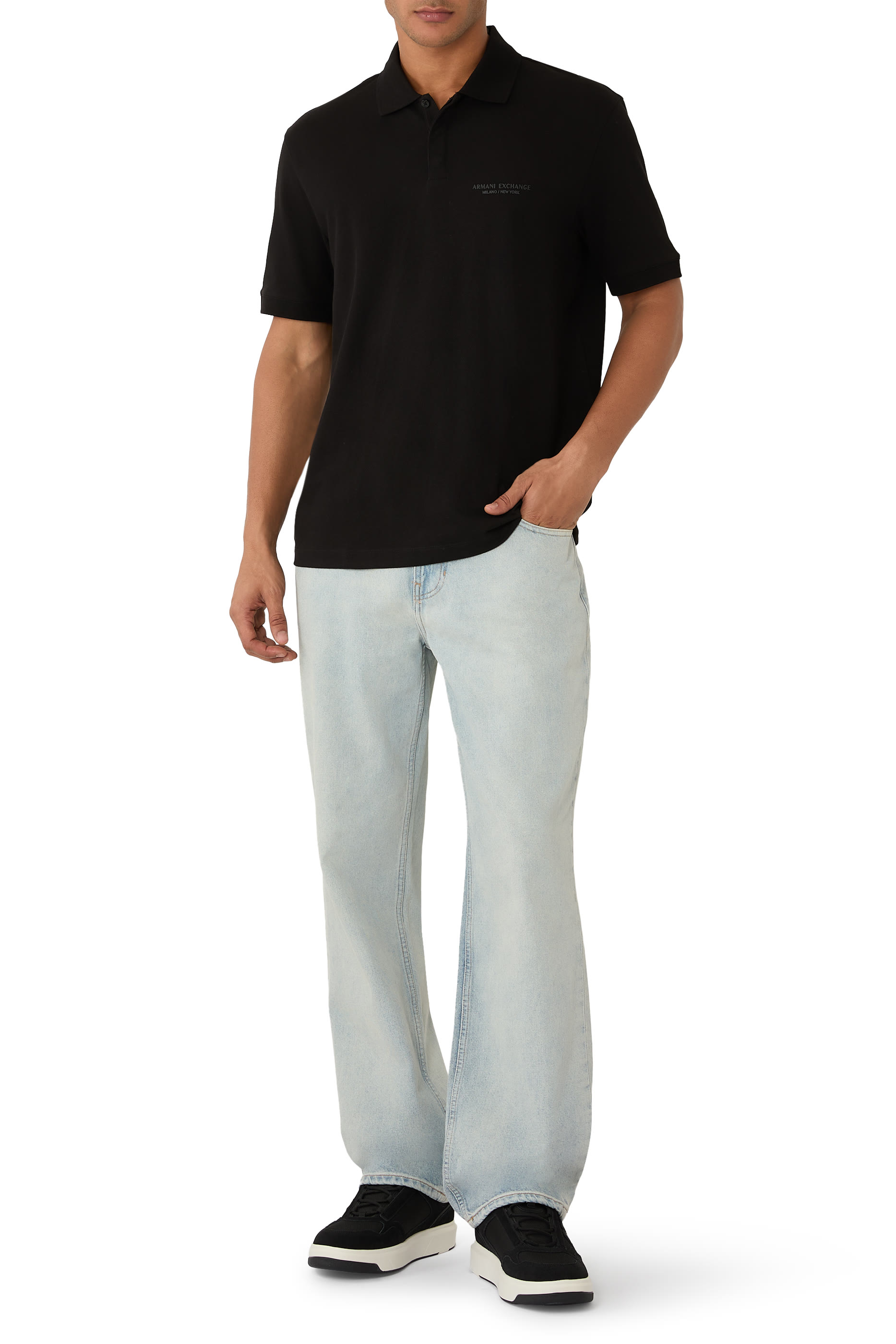 AX Logo Regular Fit Polo