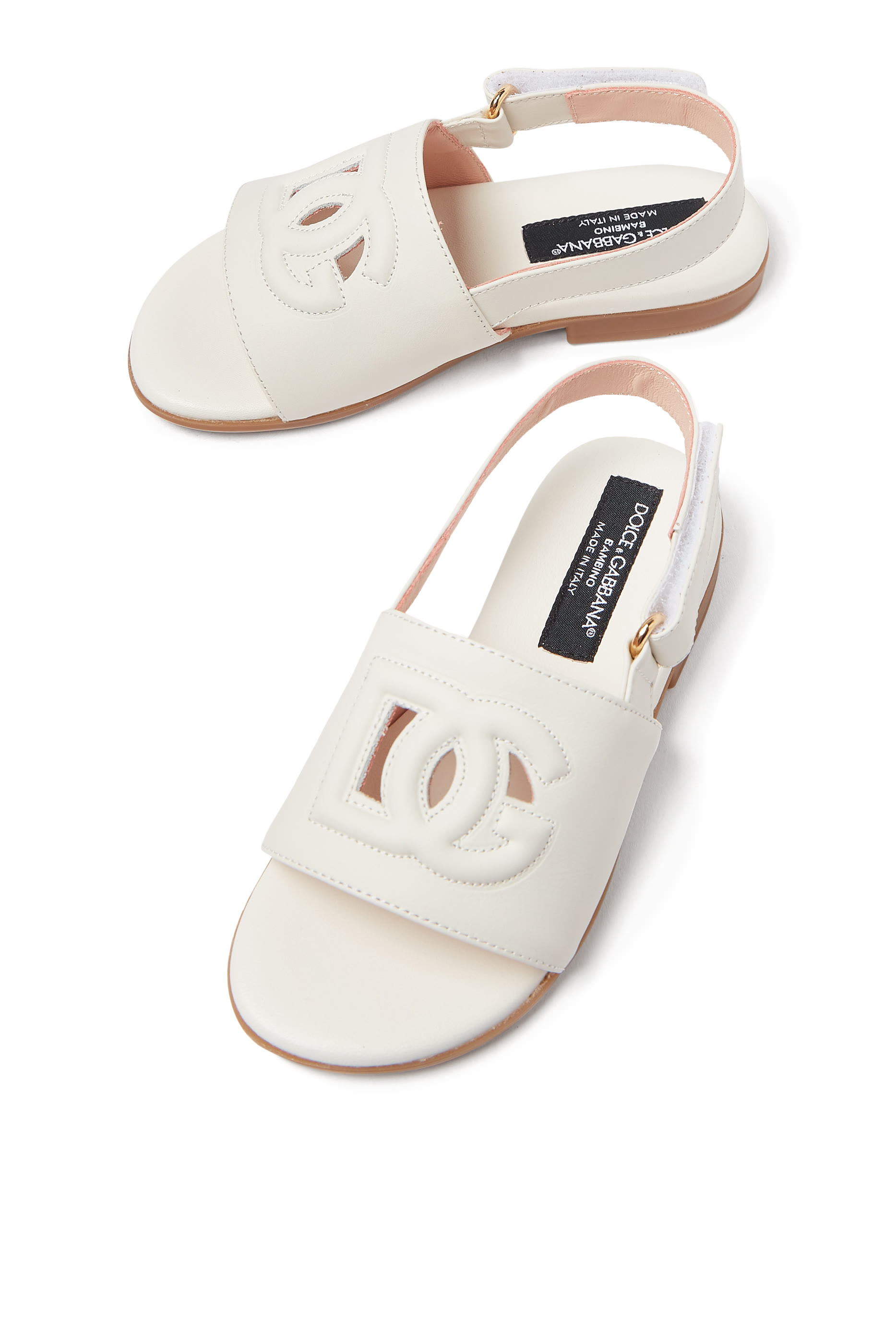 Kids Cut-Out DG Logo Sandals 