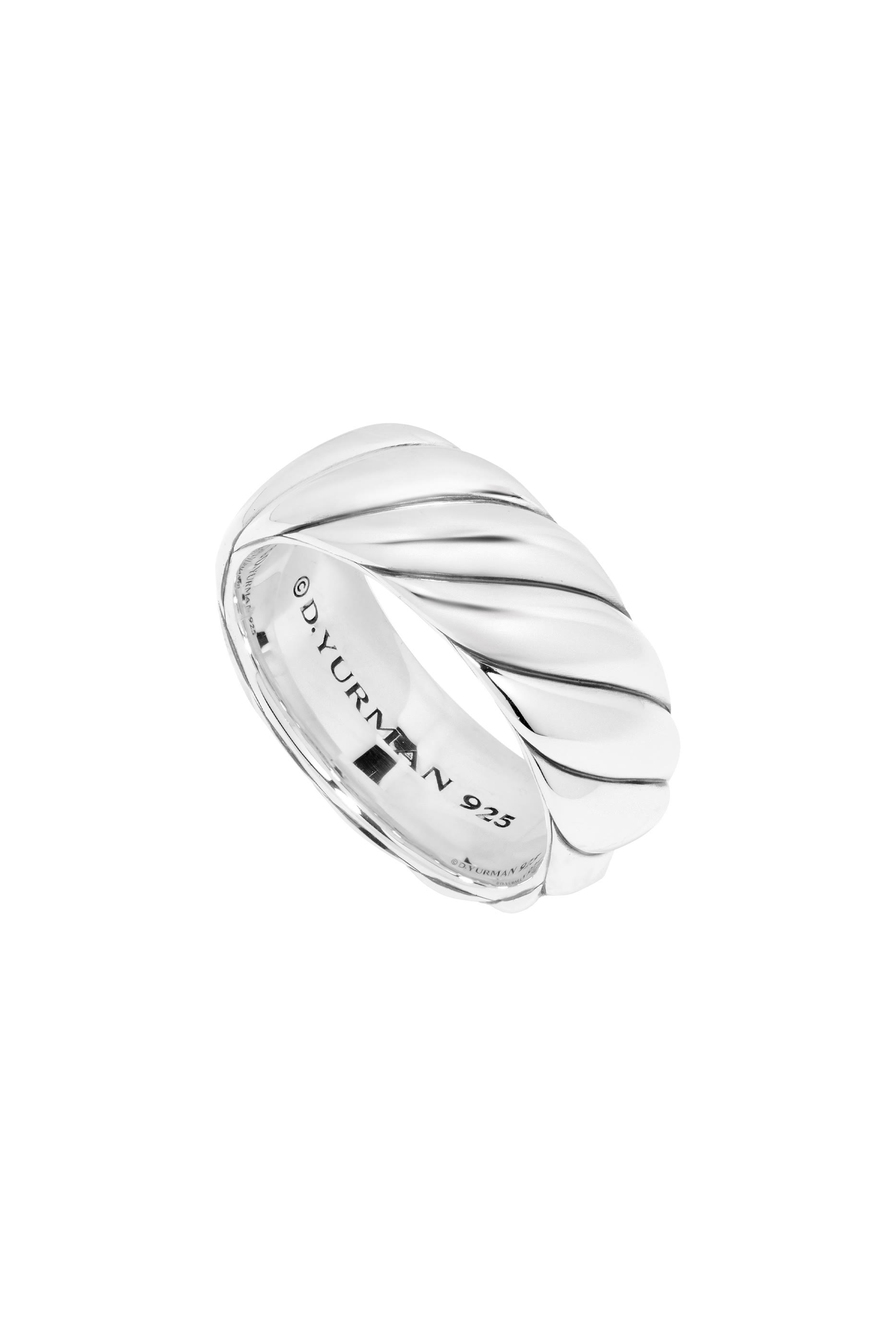 Sculpted Cable Band Ring