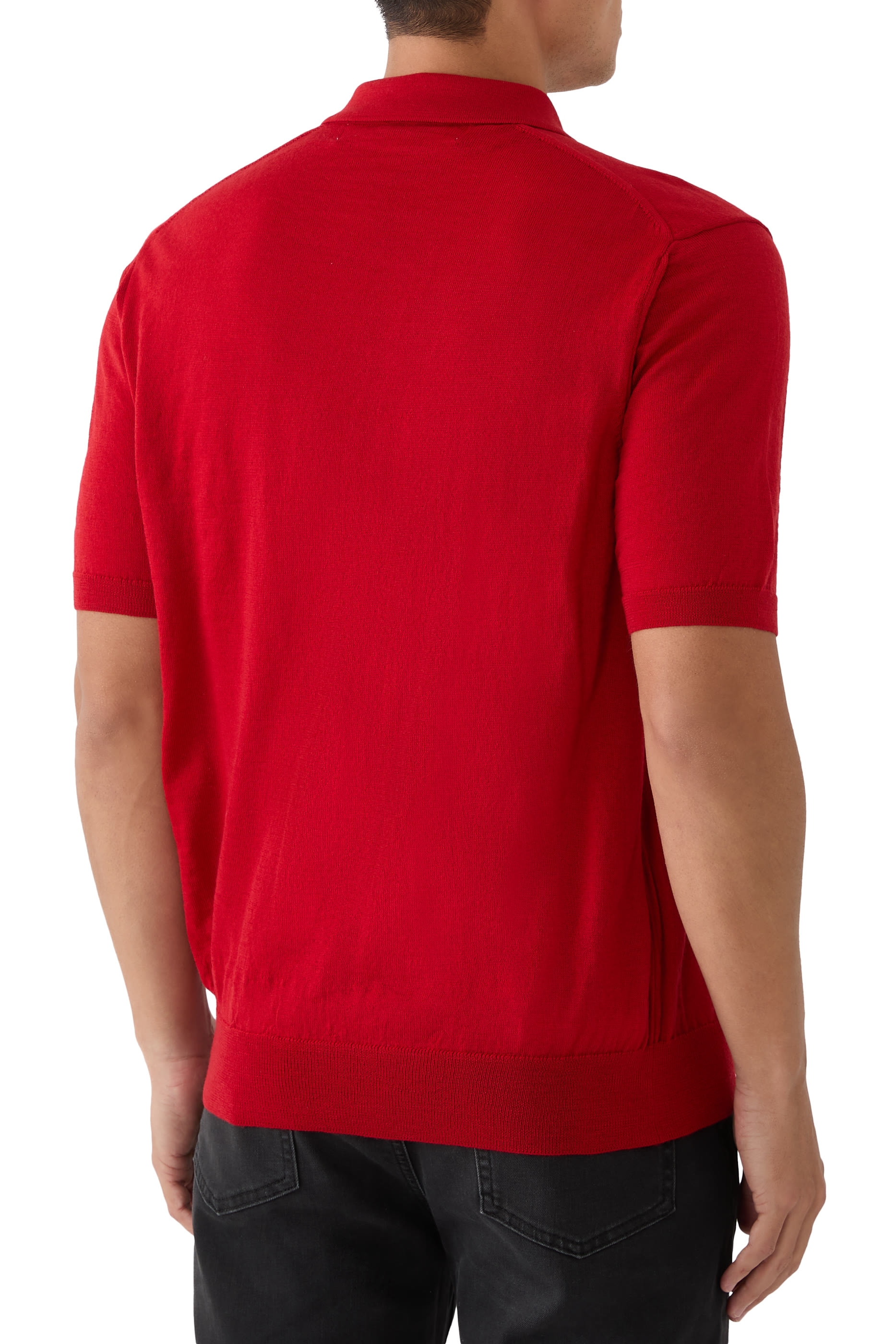 Embroidered Heart Polo Shirt